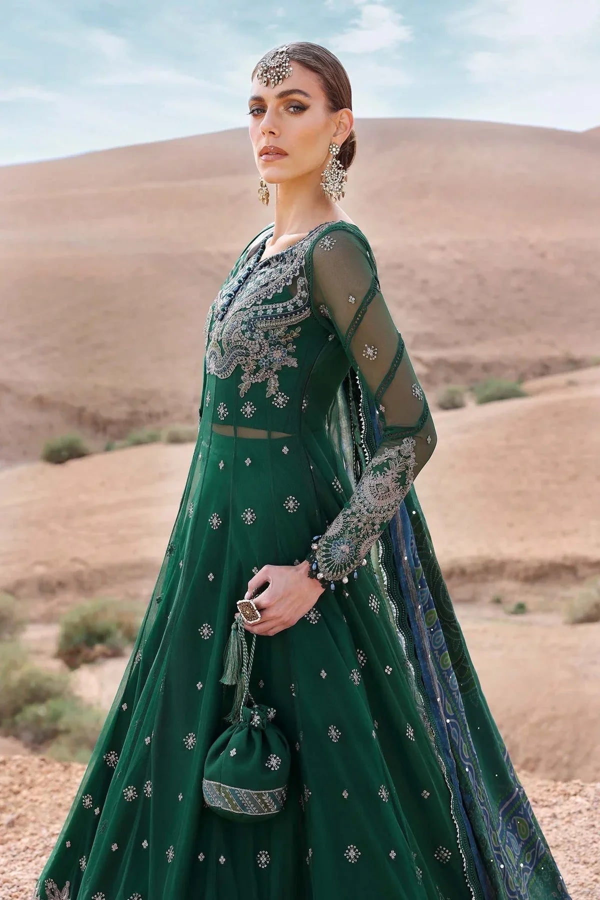 Maria B | Luxury Lawn 25 | D-2507-A - Rang-e-Khaas