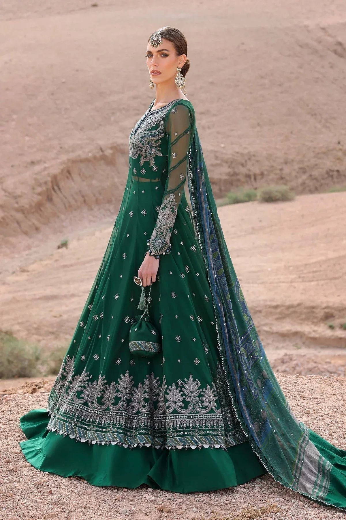 Maria B | Luxury Lawn 25 | D-2507-A - Rang-e-Khaas