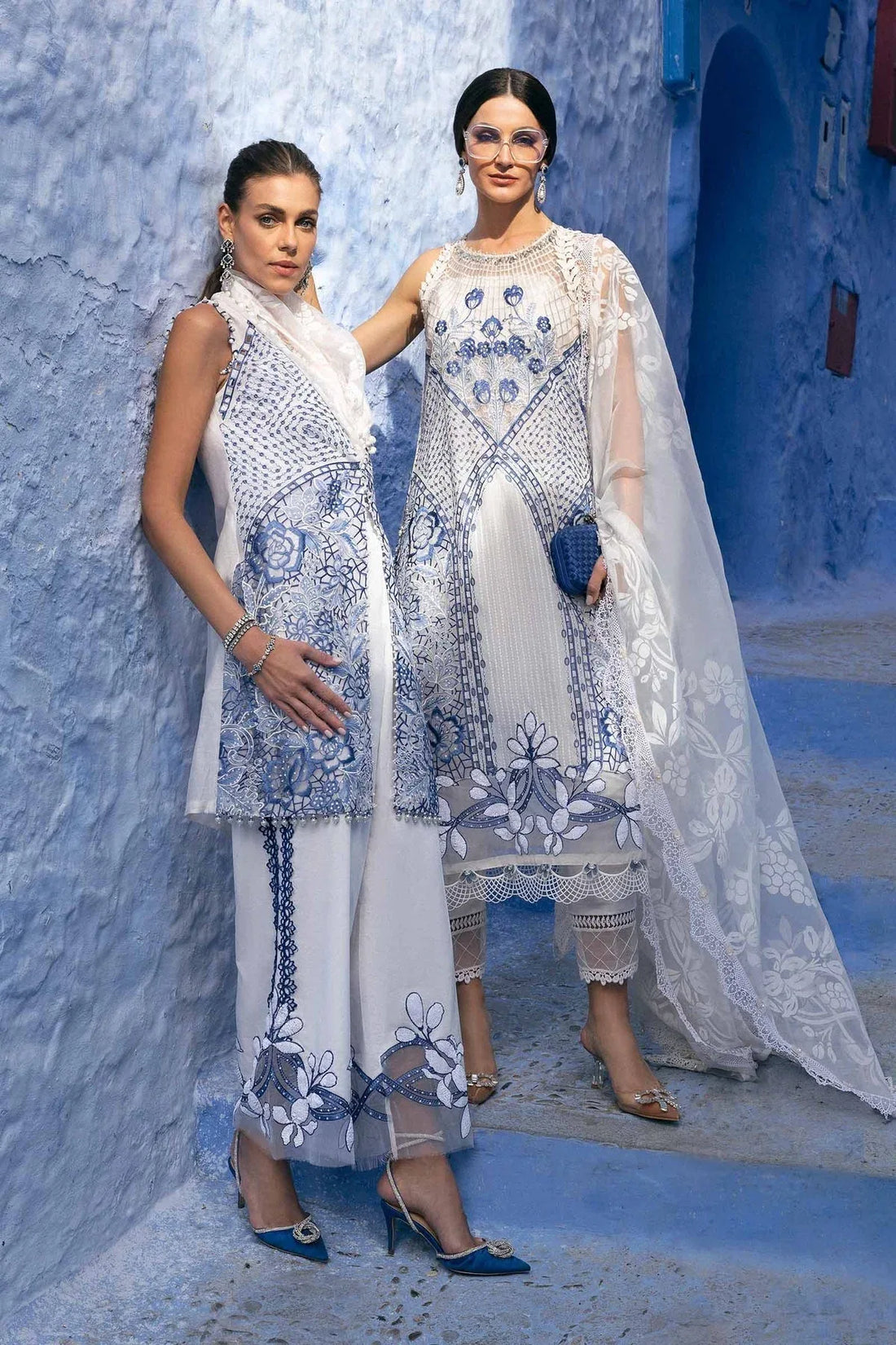 Maria B | Luxury Lawn 25 | D-2510-A - Rang-e-Khaas