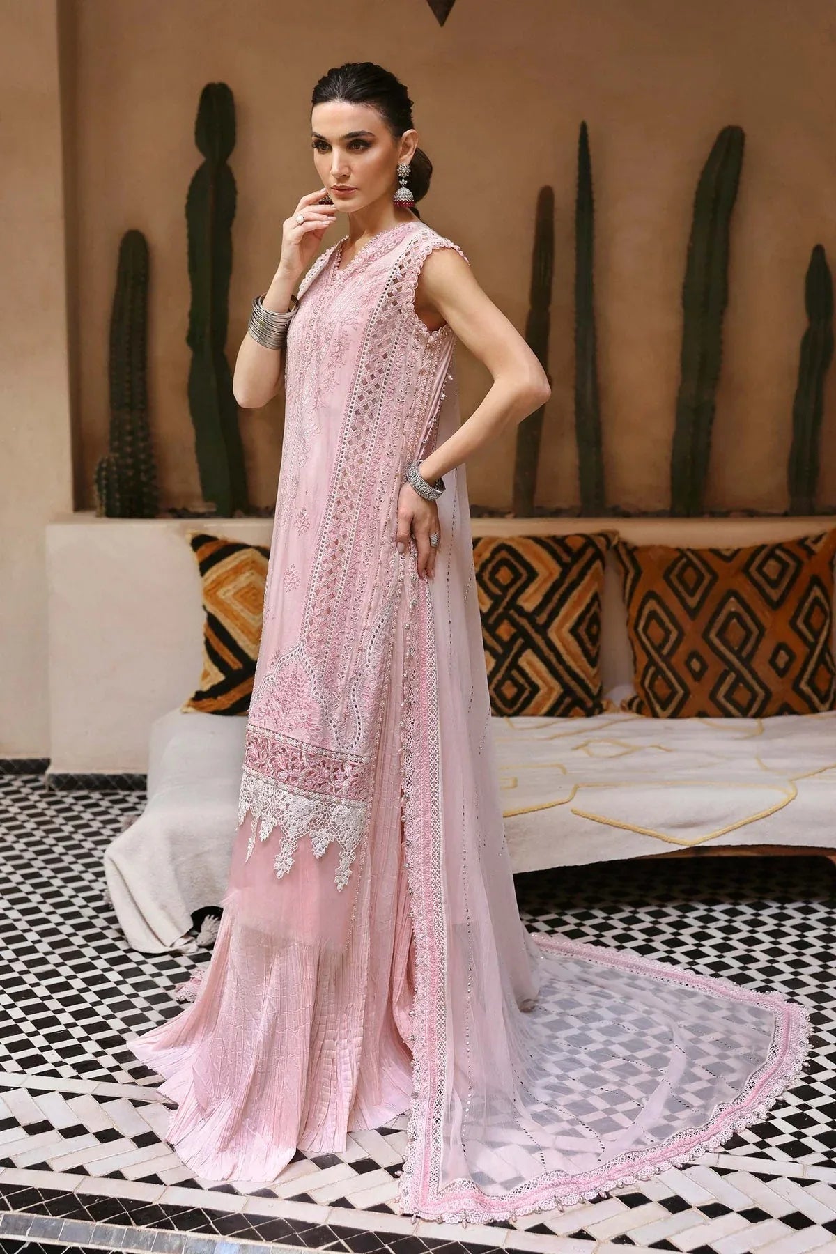 Maria B | Luxury Lawn 25 | D-2511-A - Rang-e-Khaas