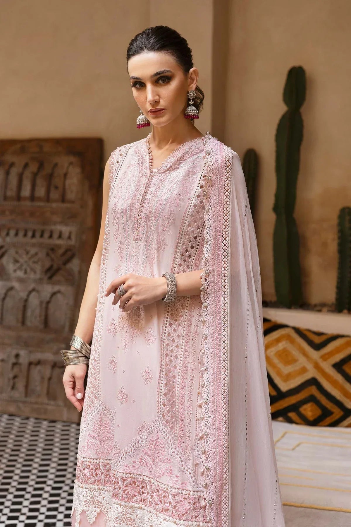 Maria B | Luxury Lawn 25 | D-2511-A - Rang-e-Khaas