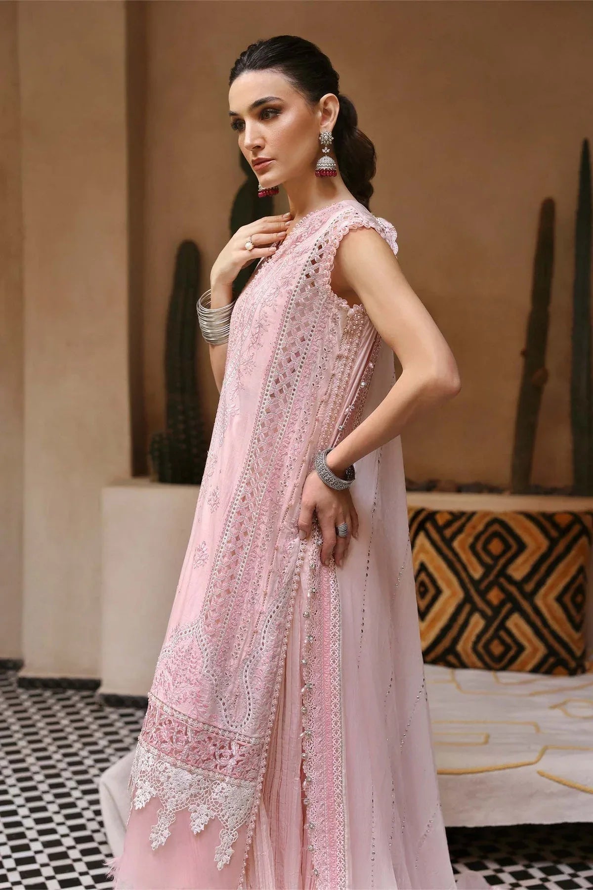 Maria B | Luxury Lawn 25 | D-2511-A - Rang-e-Khaas