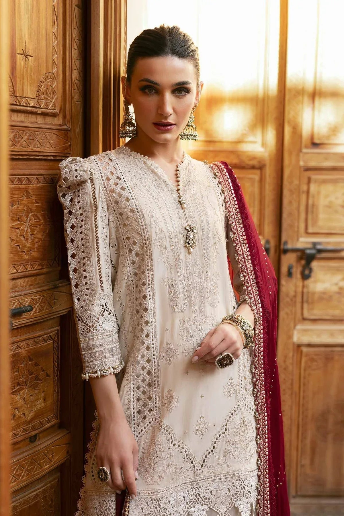 Maria B | Luxury Lawn 25 | D-2511-B - Rang-e-Khaas