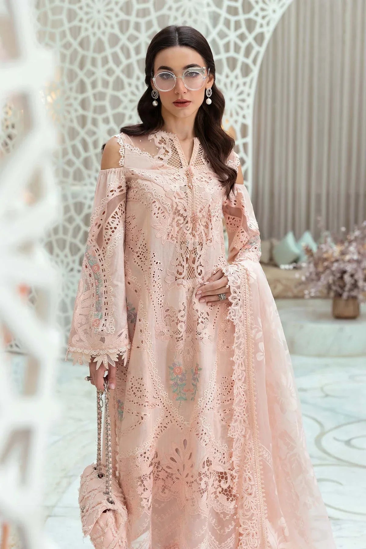 Maria B | Luxury Lawn 25 | D-2513-A - Rang-e-Khaas