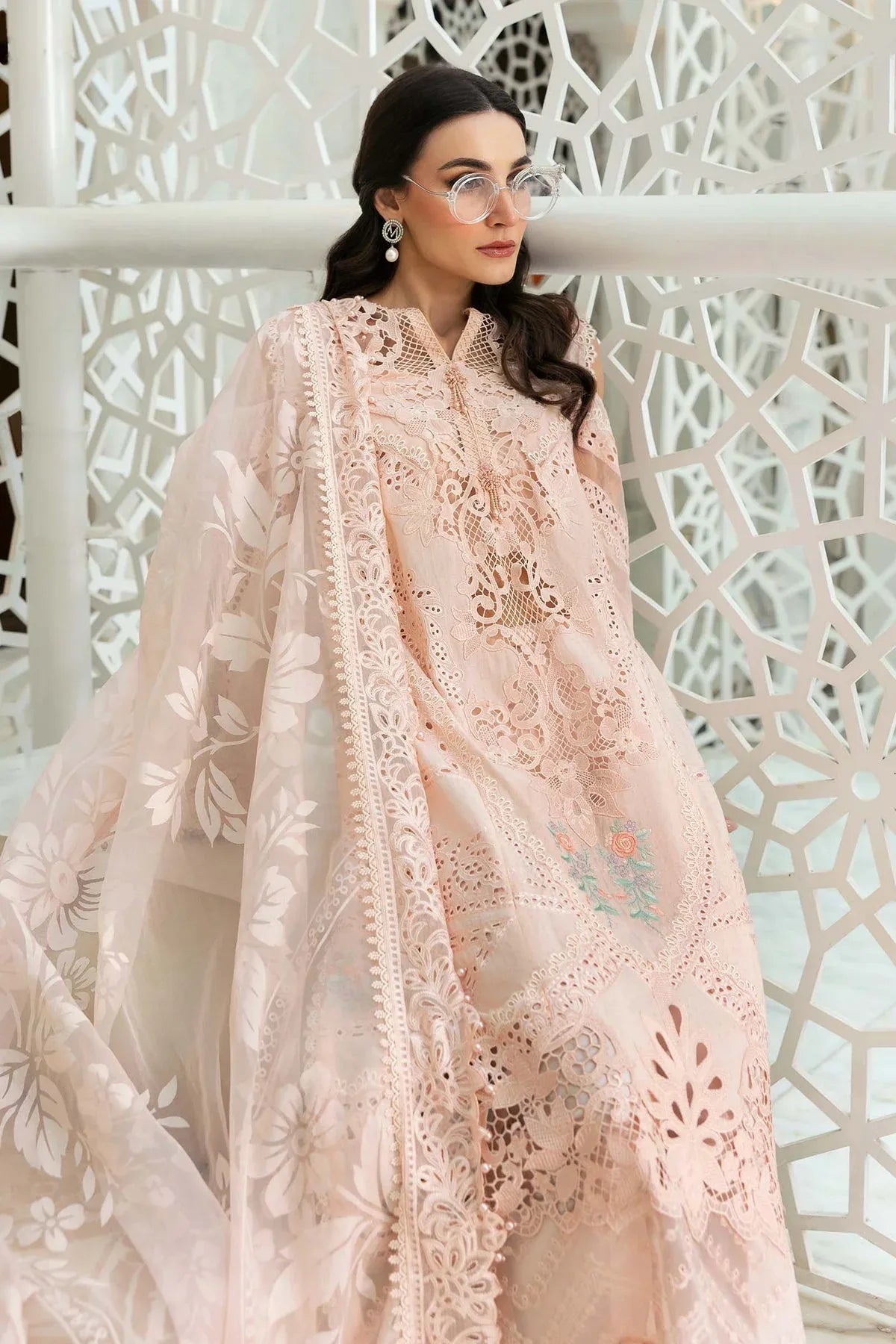 Maria B | Luxury Lawn 25 | D-2513-A - Rang-e-Khaas