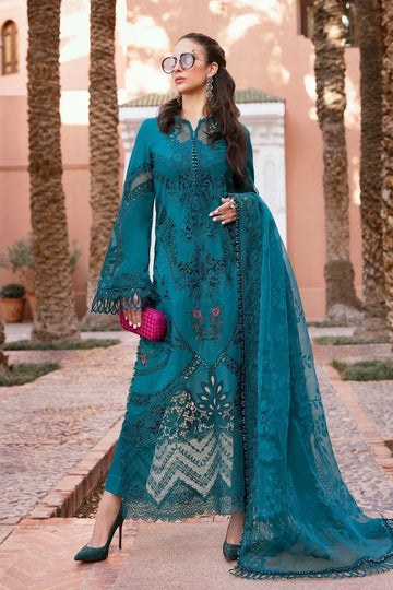 Maria B | Luxury Lawn 25 | D-2513-B - Rang-e-Khaas