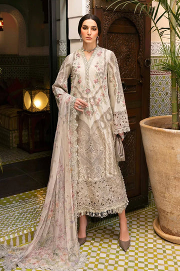 Maria B | Luxury Lawn 25 | D-2514-B - Rang-e-Khaas