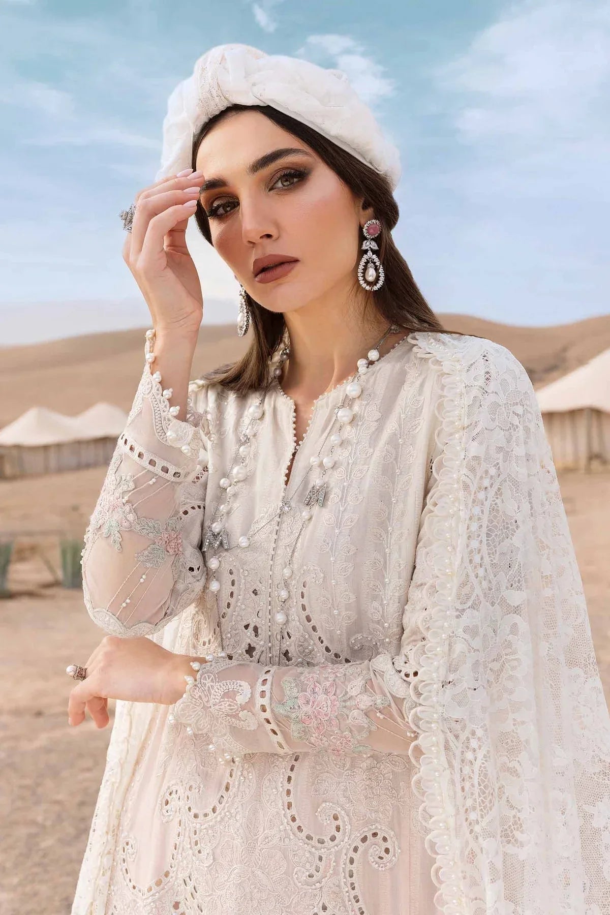 Maria B | Luxury Lawn 25 | D-2515-A - Rang-e-Khaas