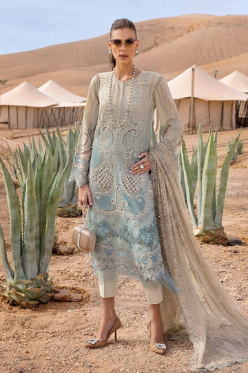 Maria B | Luxury Lawn 25 | D-2515-B - Rang-e-Khaas