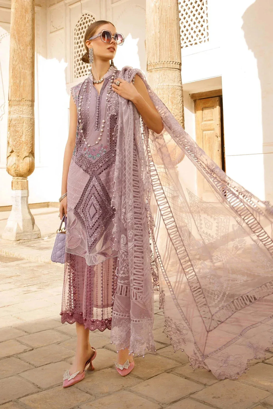 Maria B | Luxury Lawn |  D-2301-A - Rang-e-Khaas