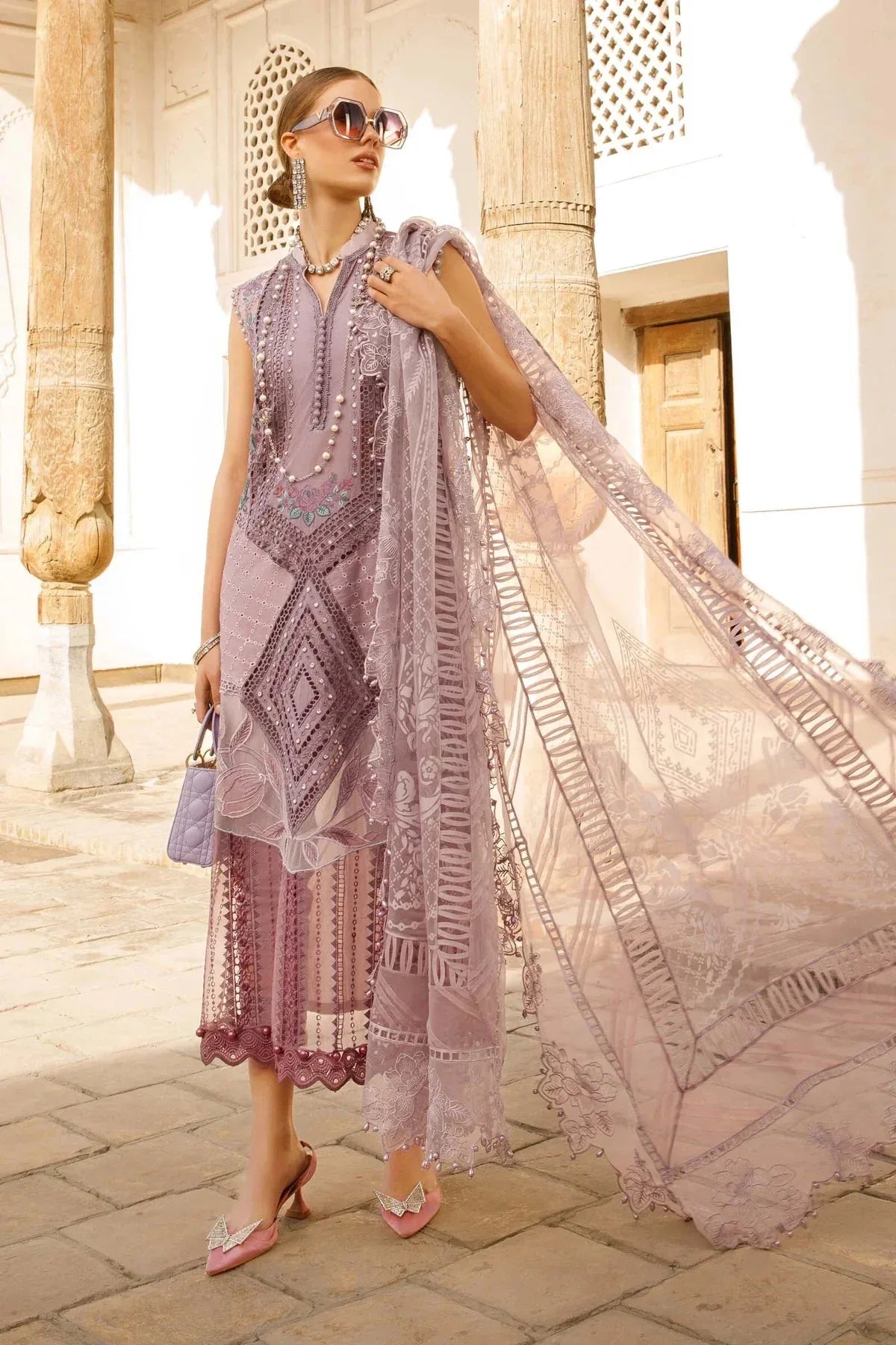 Maria B | Luxury Lawn |  D-2301-A - Rang-e-Khaas