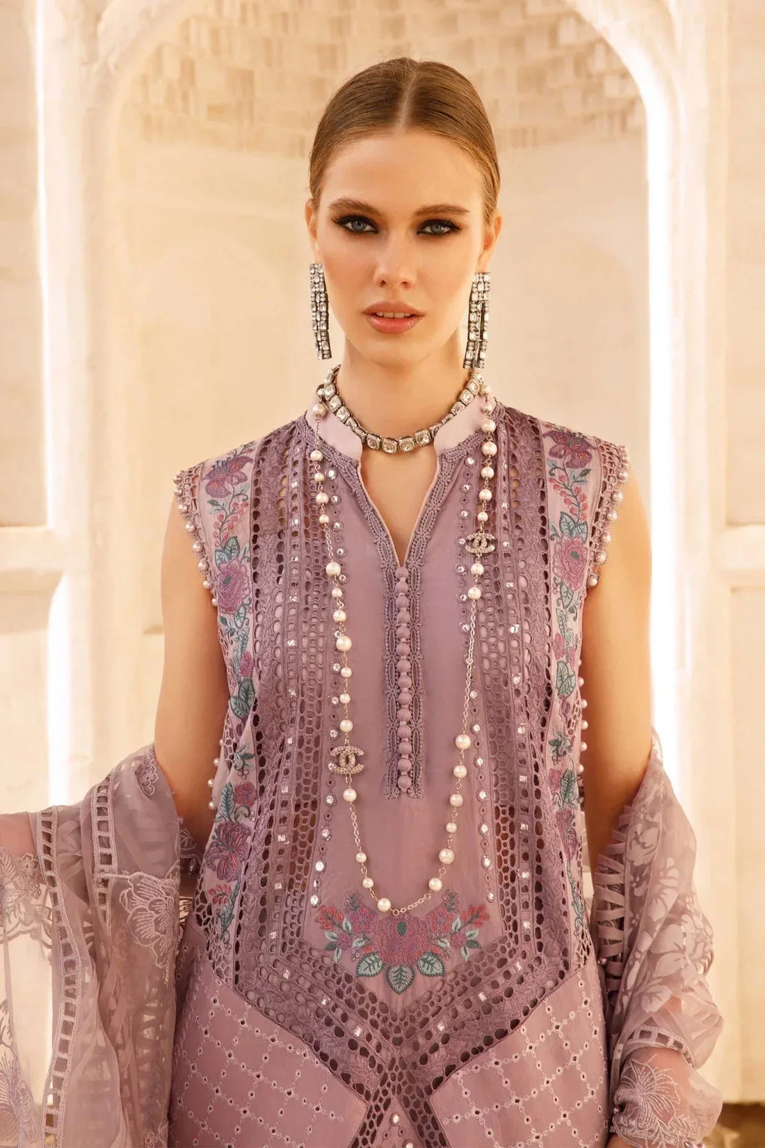 Maria B | Luxury Lawn |  D-2301-A - Rang-e-Khaas