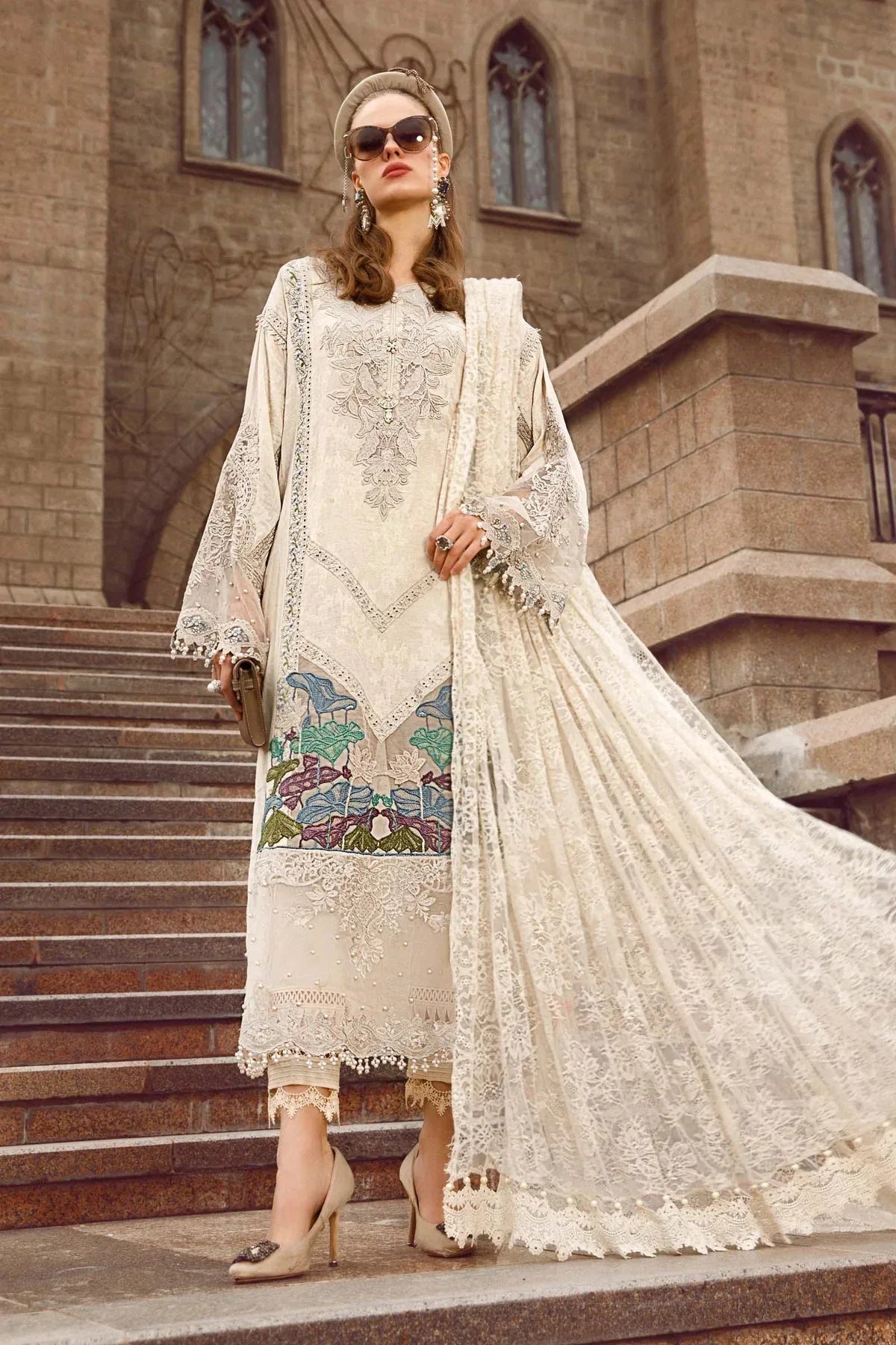 Maria B | Luxury Lawn |  D-2307-B - Rang-e-Khaas