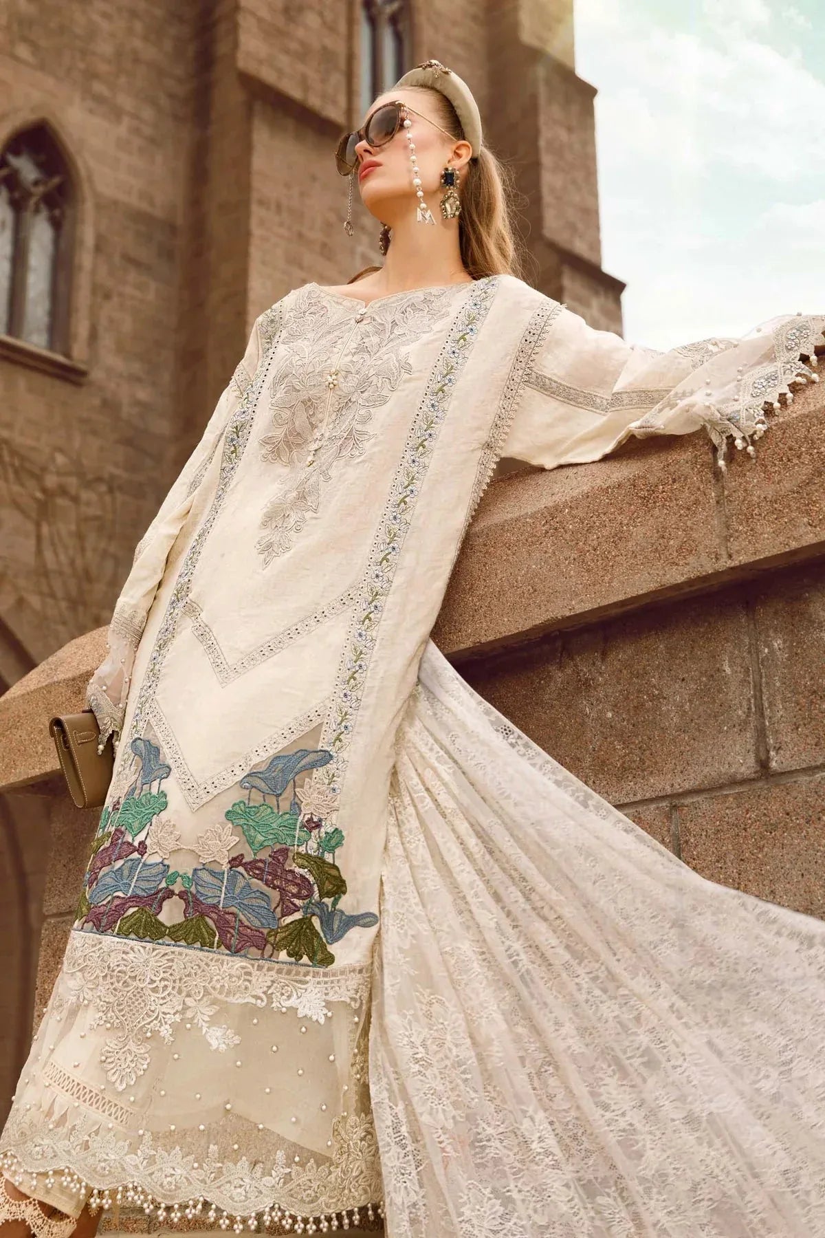 Maria B | Luxury Lawn |  D-2307-B - Rang-e-Khaas