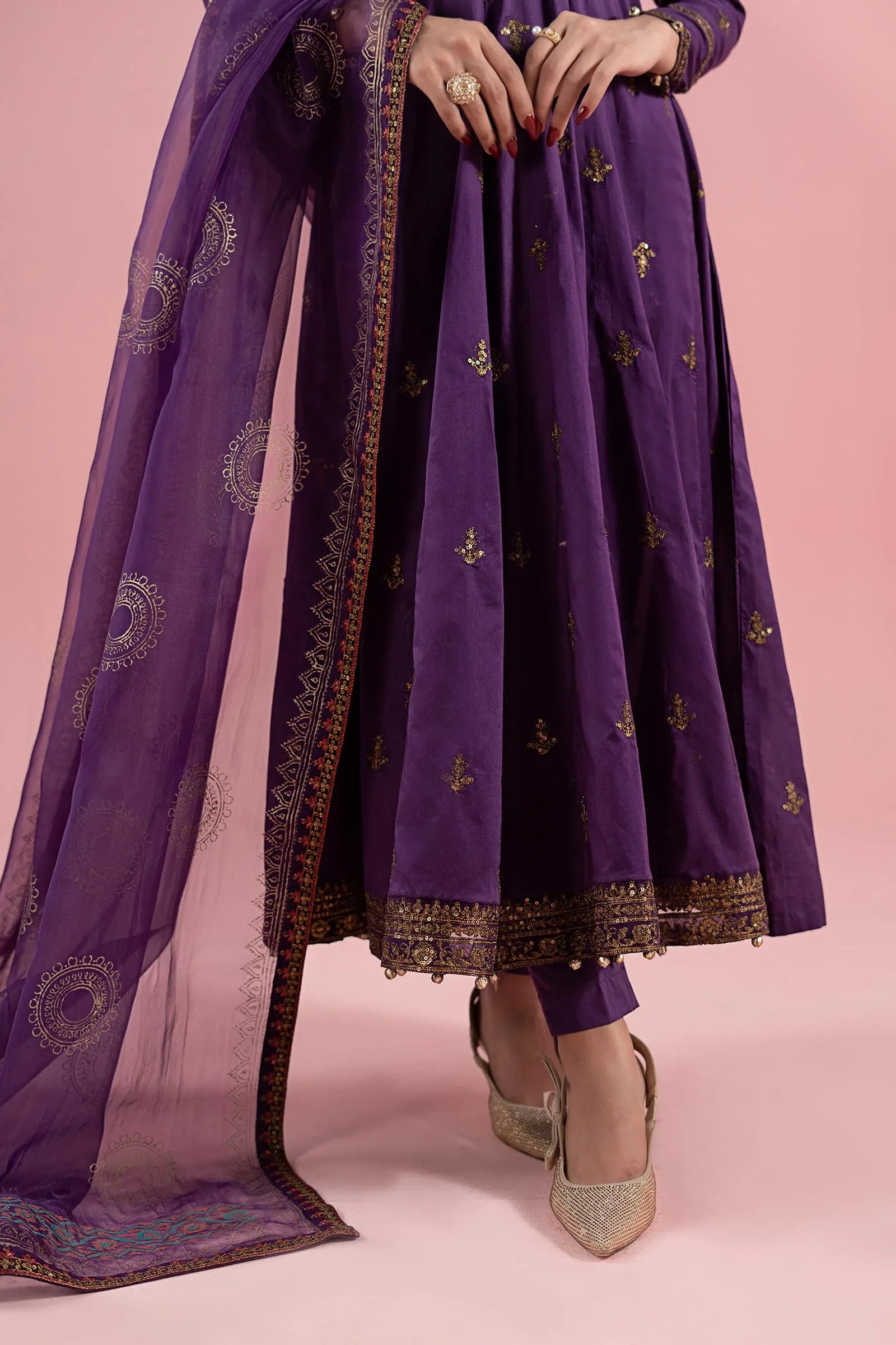 Maria B | Luxury Pret 25 |  DW-EA25-12 - Rang-e-Khaas