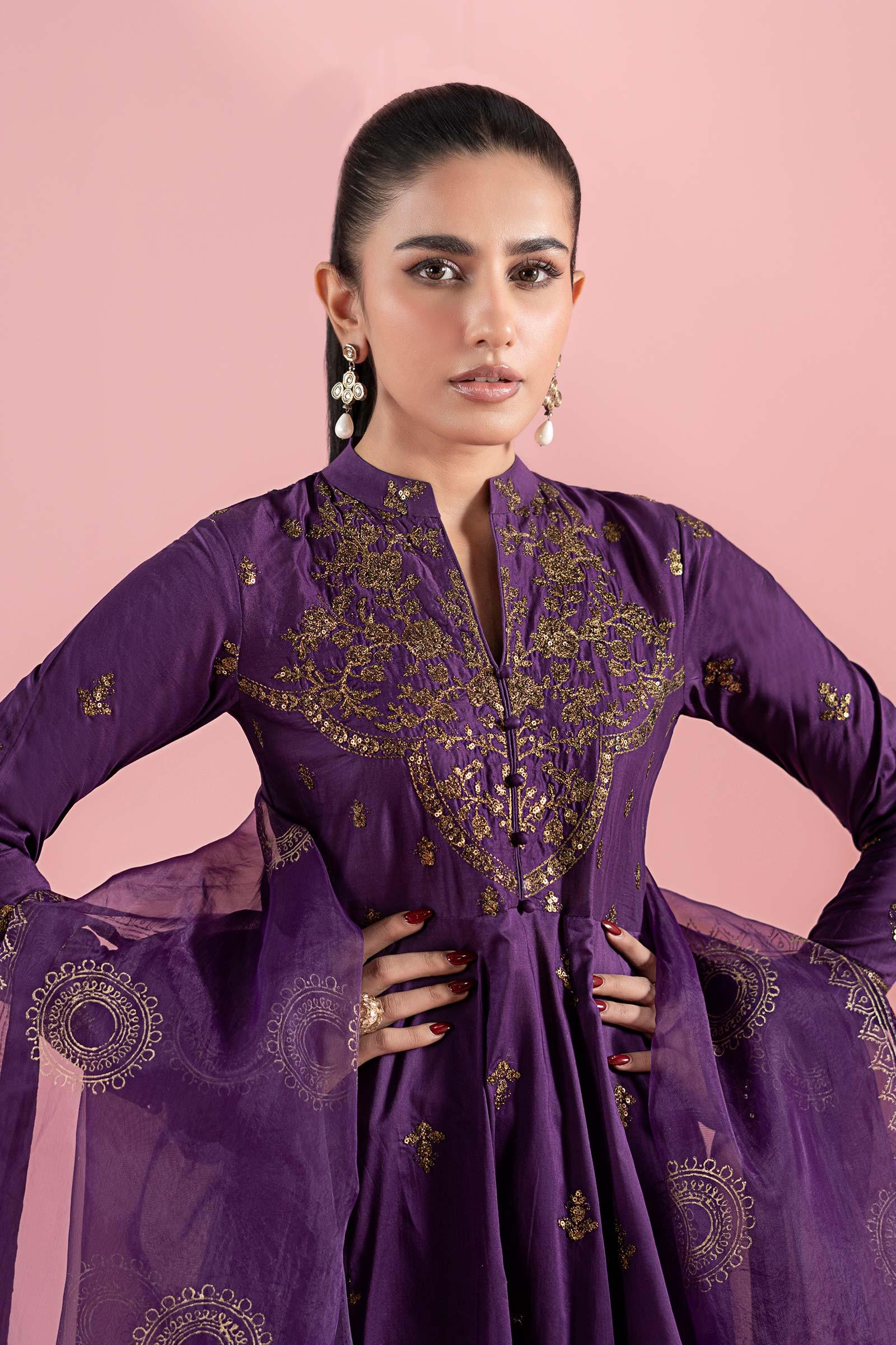 Maria B | Luxury Pret 25 |  DW-EA25-12 - Rang-e-Khaas