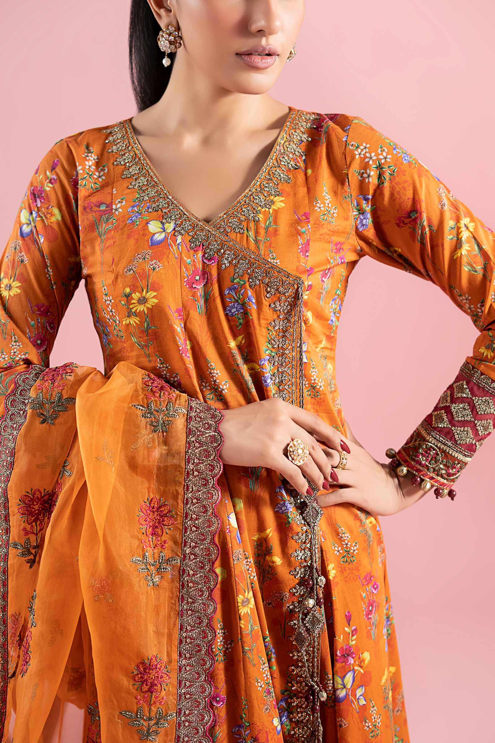 Maria B | Luxury Pret 25 | DW-EA25-17 - Rang-e-Khaas