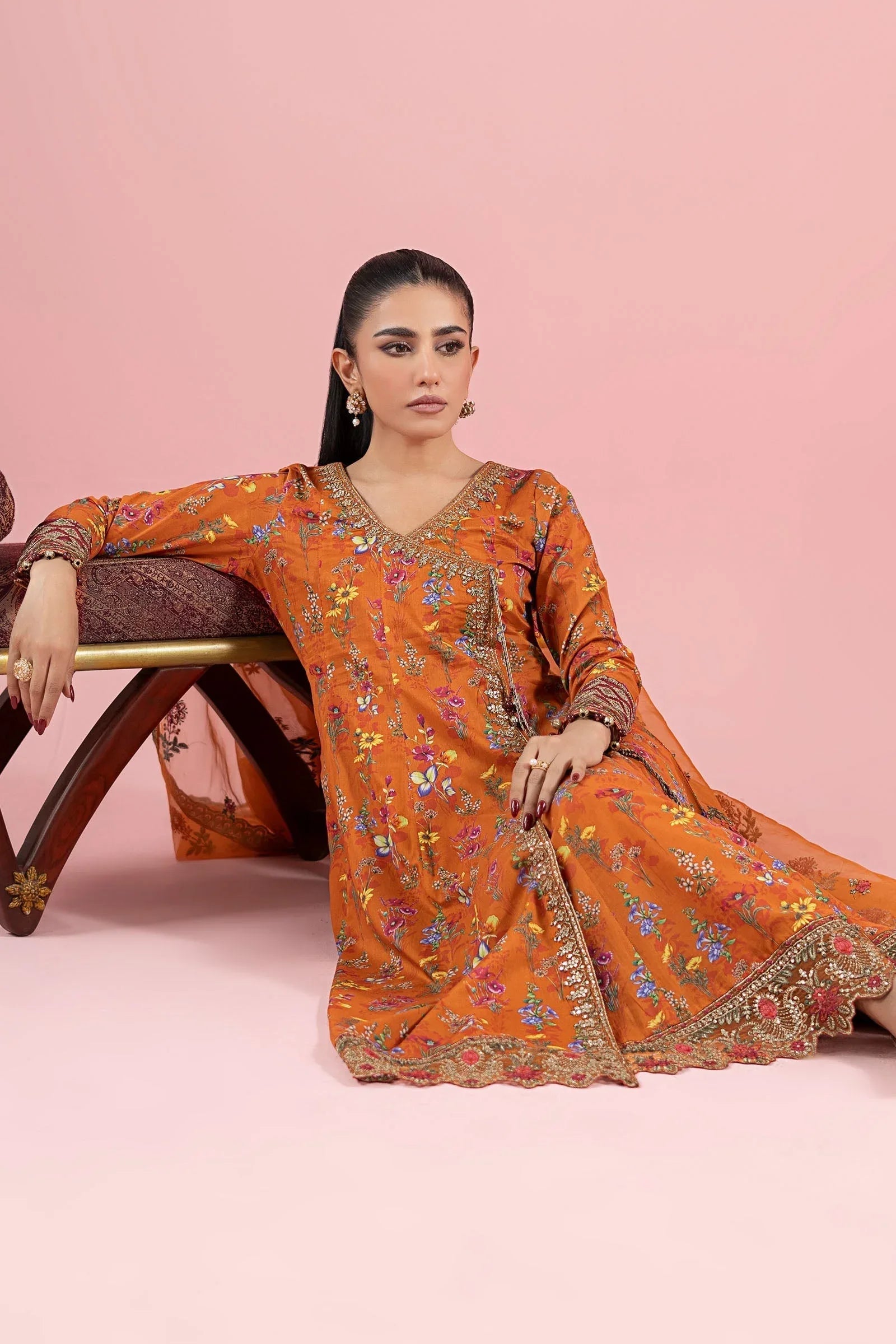 Maria B | Luxury Pret 25 | DW-EA25-17 - Rang-e-Khaas