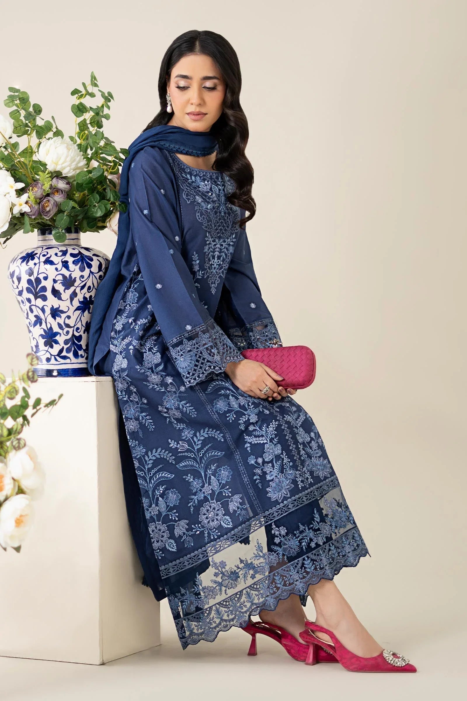 Maria B | Luxury Pret 25 | DW-EA25-21 - Rang-e-Khaas