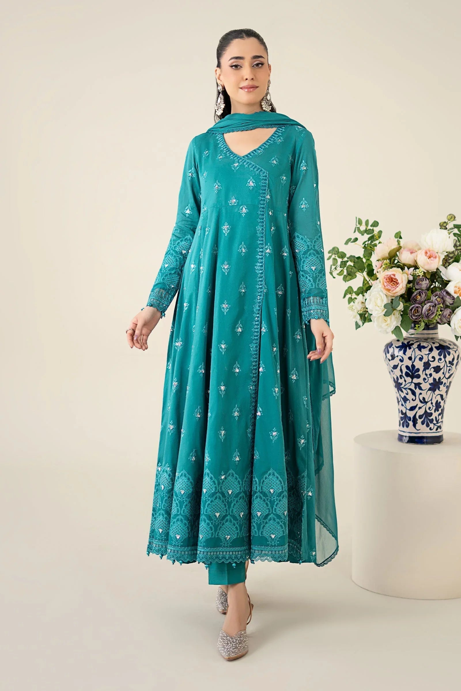 Maria B | Luxury Pret 25 | DW-EA25-61 - Rang-e-Khaas