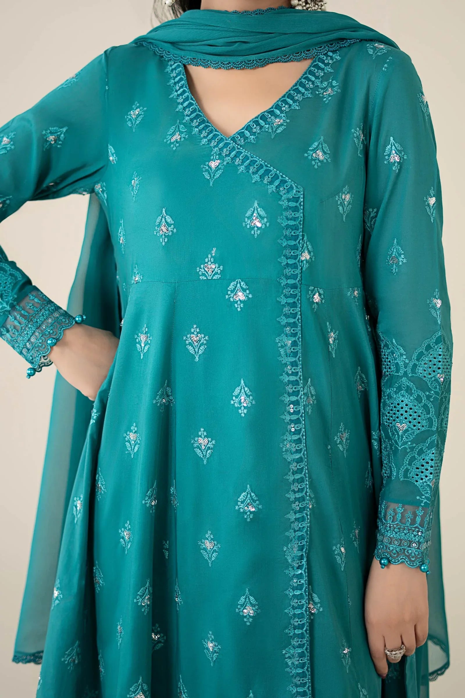 Maria B | Luxury Pret 25 | DW-EA25-61 - Rang-e-Khaas