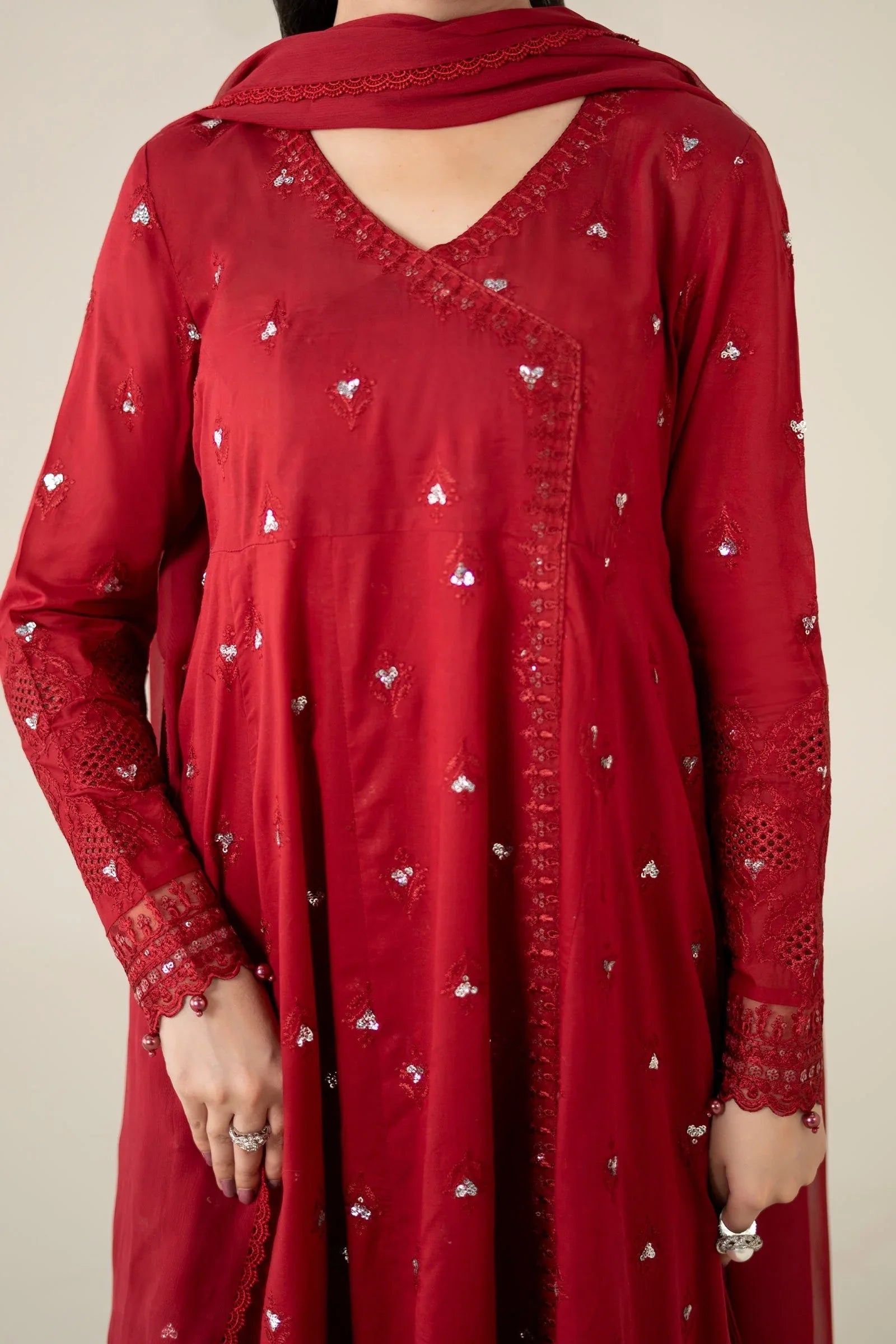 Maria B | Luxury Pret 25 | DW-EA25-61 - Rang-e-Khaas