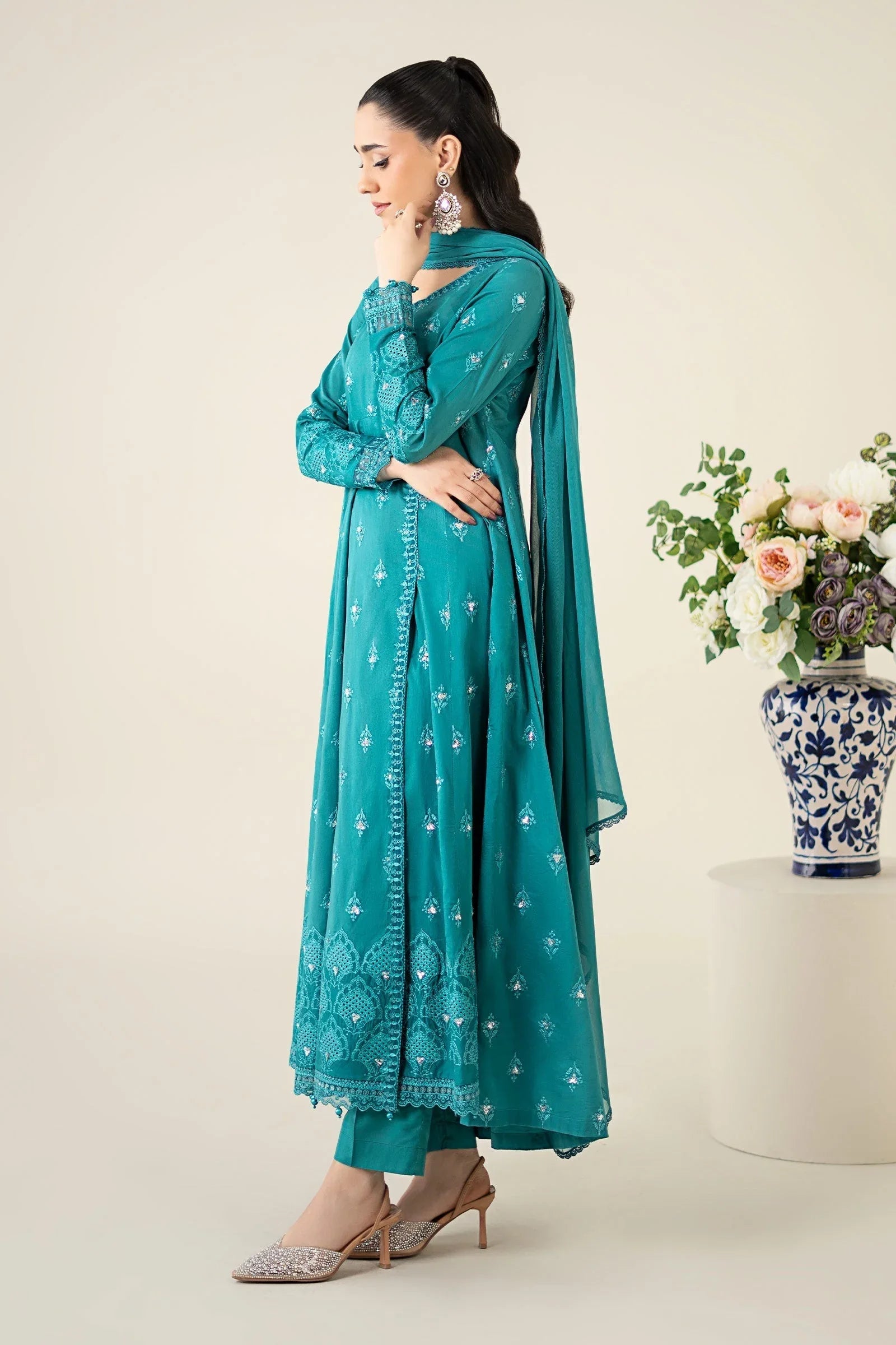Maria B | Luxury Pret 25 | DW-EA25-61 - Rang-e-Khaas