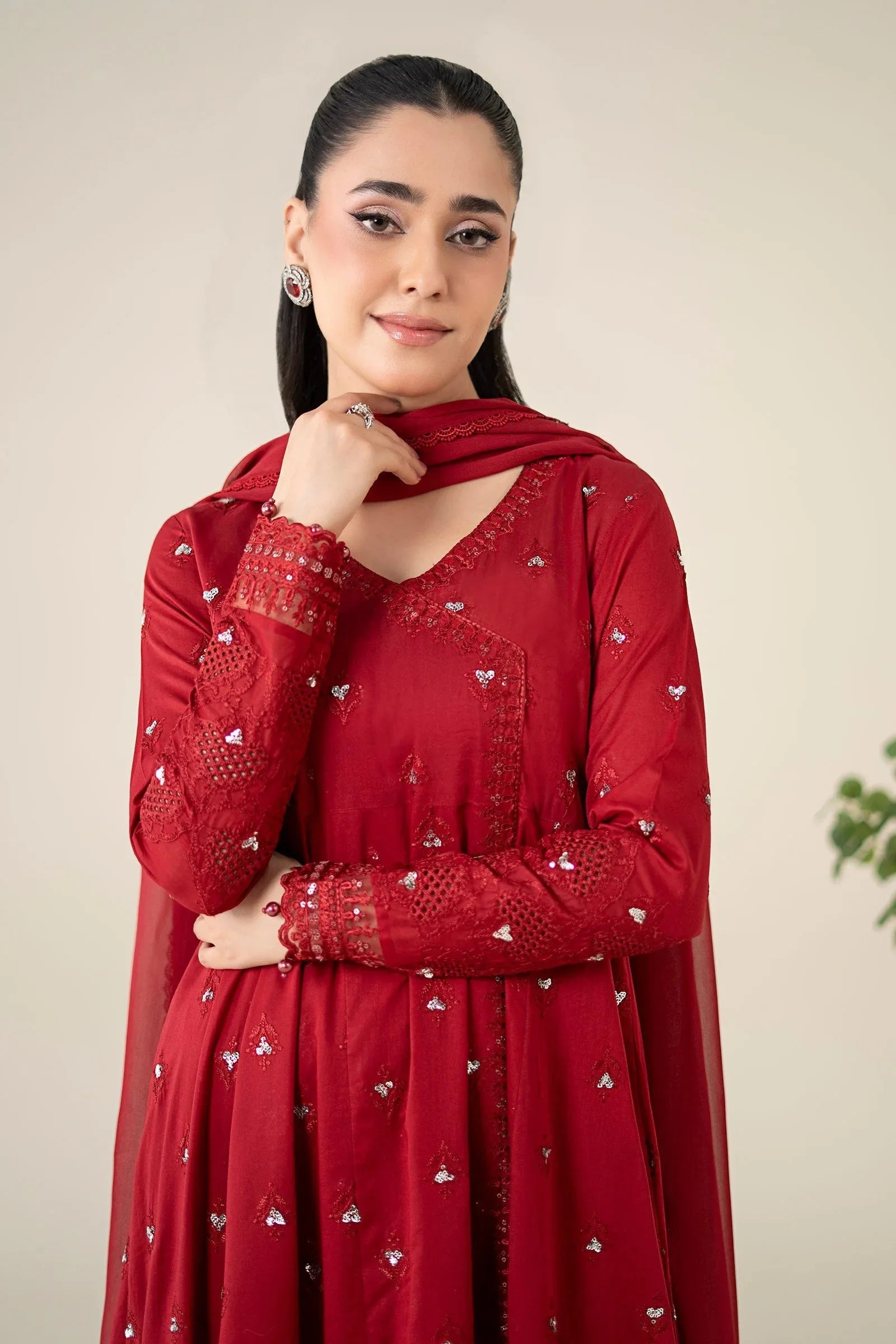 Maria B | Luxury Pret 25 | DW-EA25-61 - Rang-e-Khaas