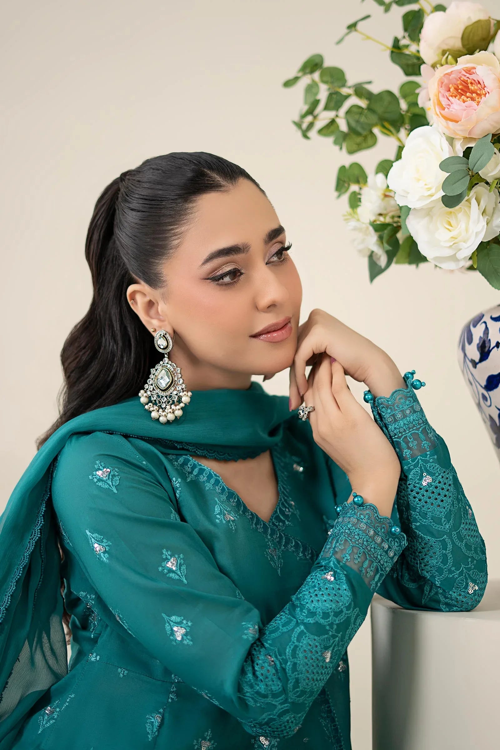 Maria B | Luxury Pret 25 | DW-EA25-61 - Rang-e-Khaas