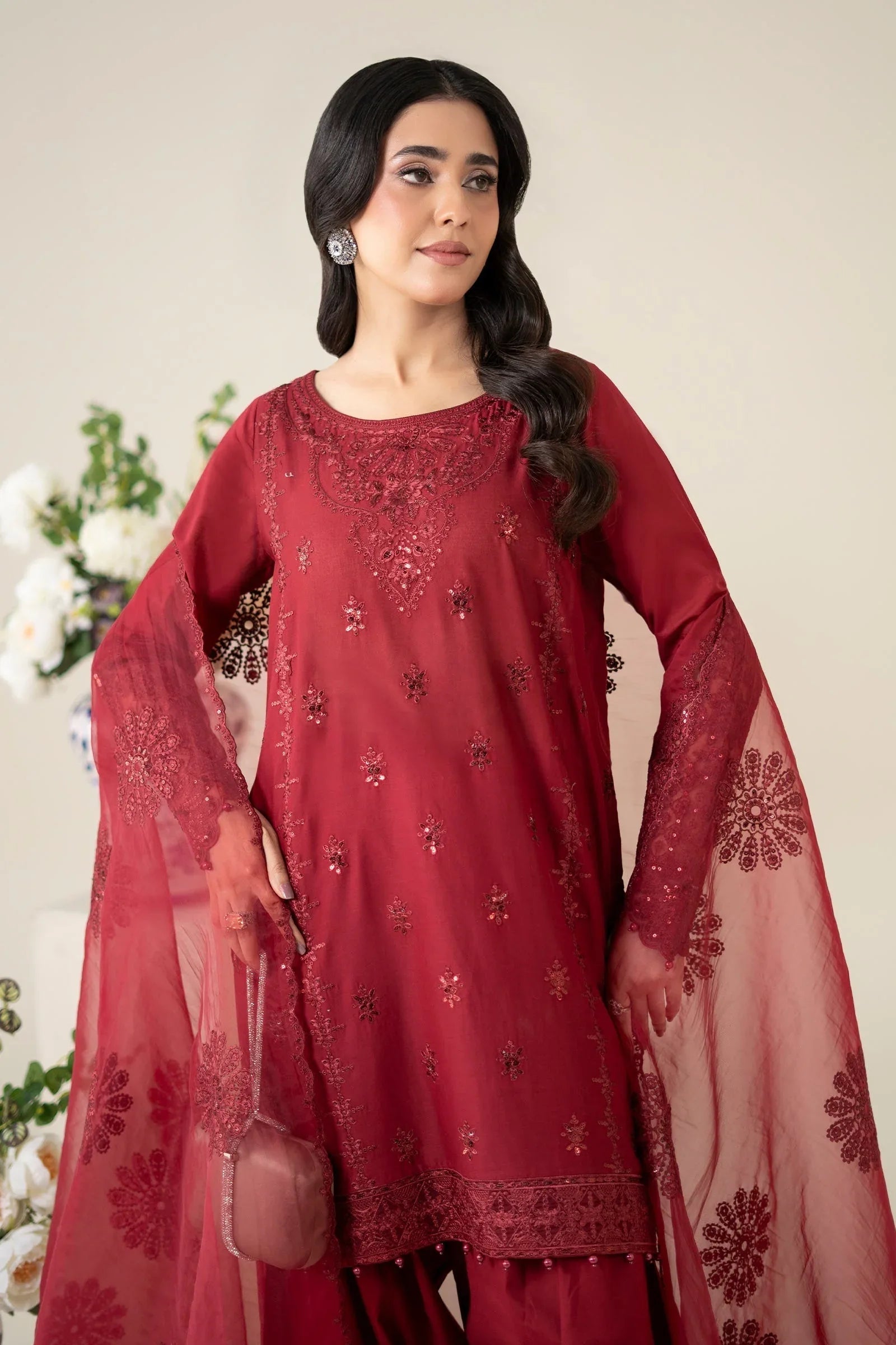 Maria B | Luxury Pret 25 | DW-EA25-68 - Rang-e-Khaas