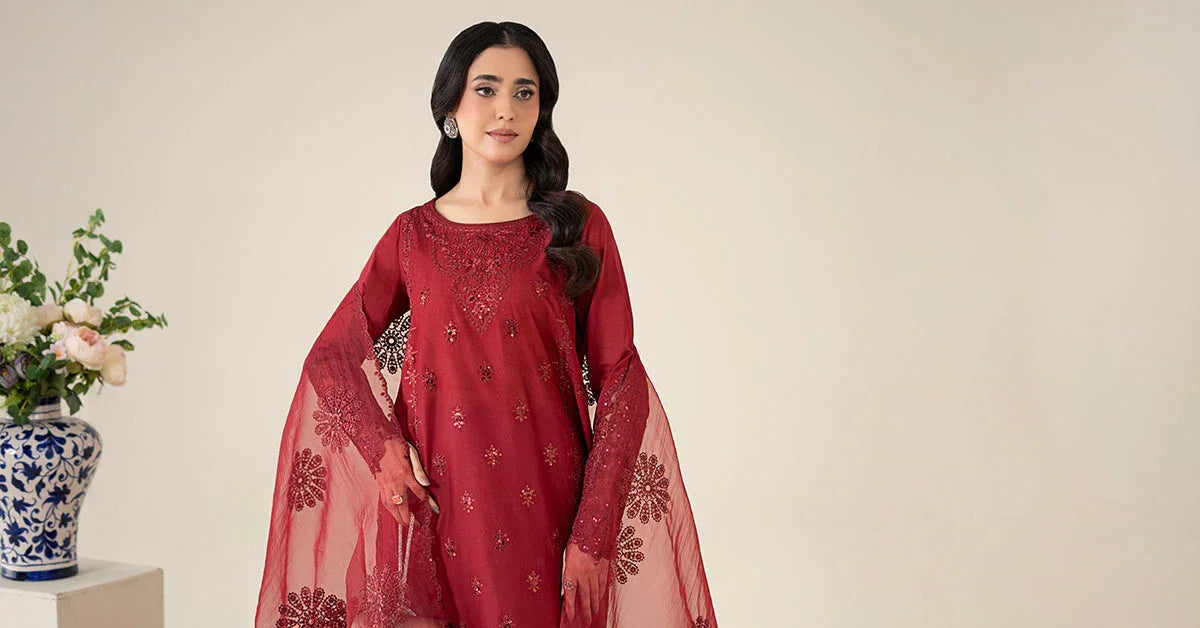 Maria B | Luxury Pret 25 | DW-EA25-68 - Rang-e-Khaas