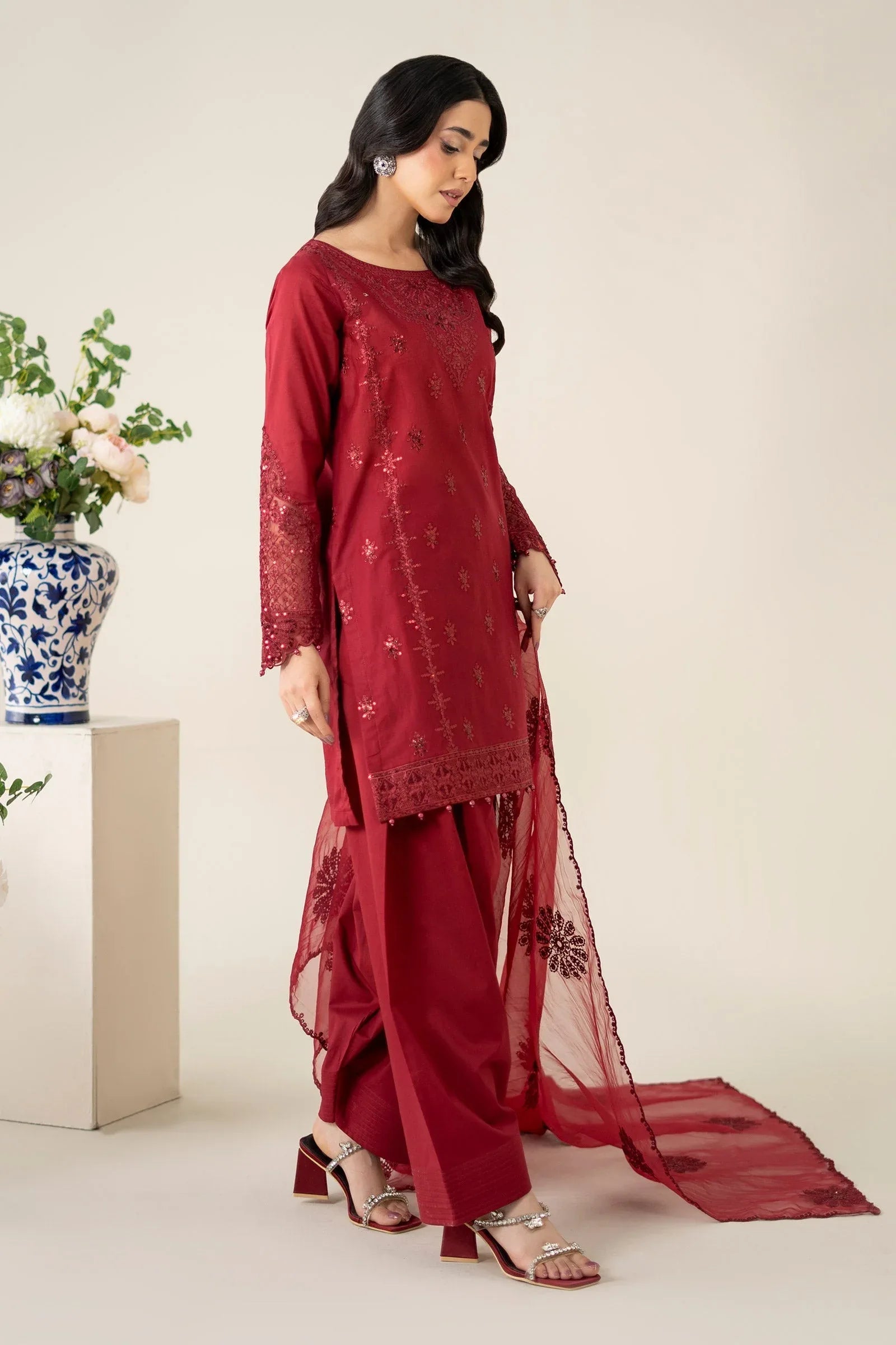 Maria B | Luxury Pret 25 | DW-EA25-68 - Rang-e-Khaas
