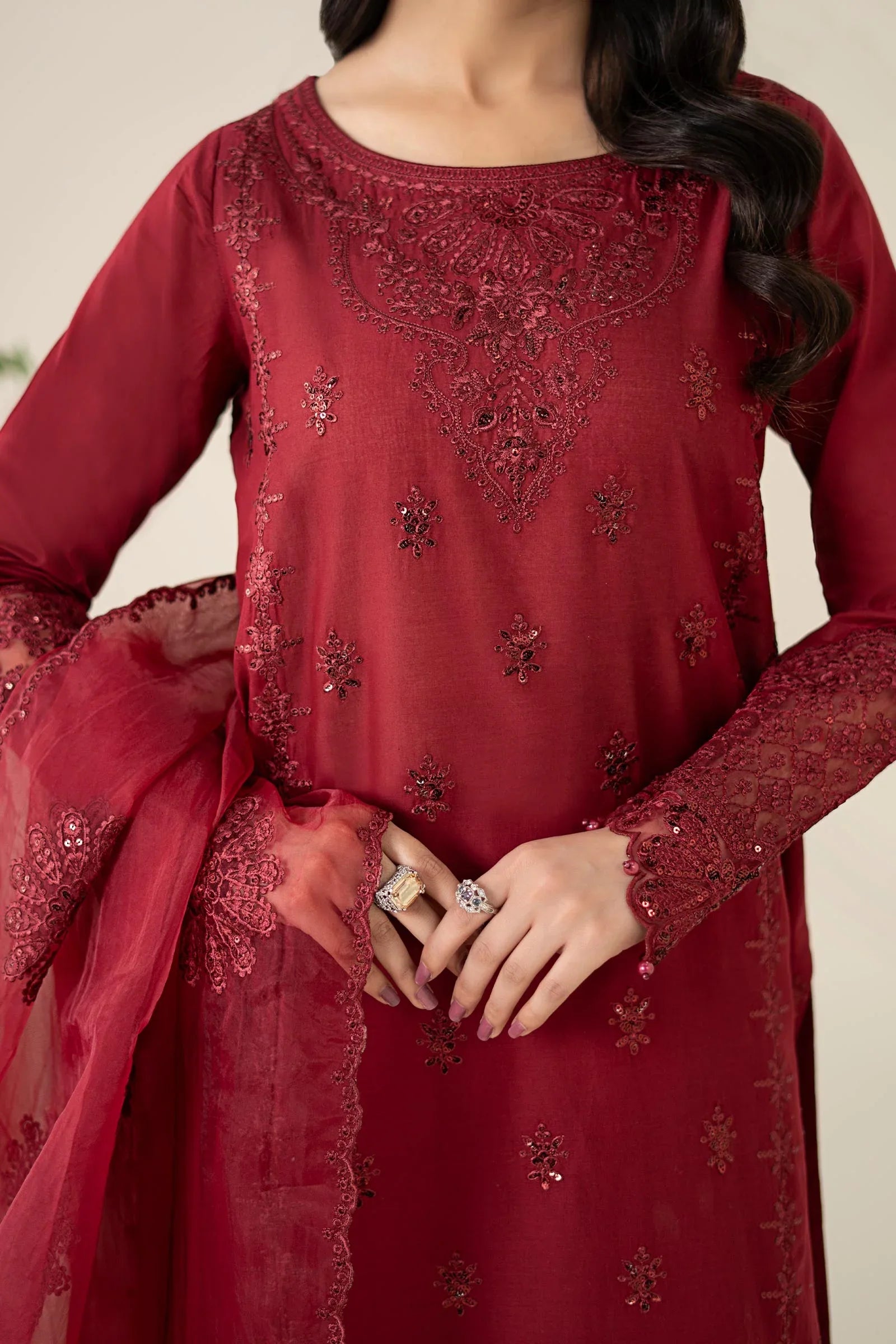 Maria B | Luxury Pret 25 | DW-EA25-68 - Rang-e-Khaas