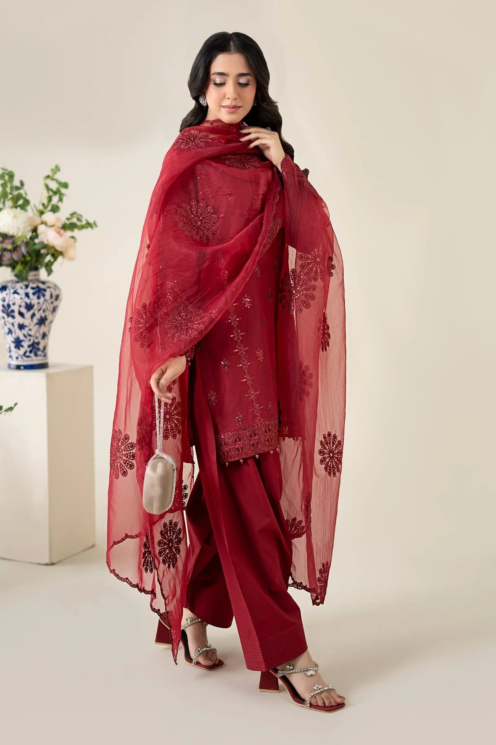 Maria B | Luxury Pret 25 | DW-EA25-68 - Rang-e-Khaas