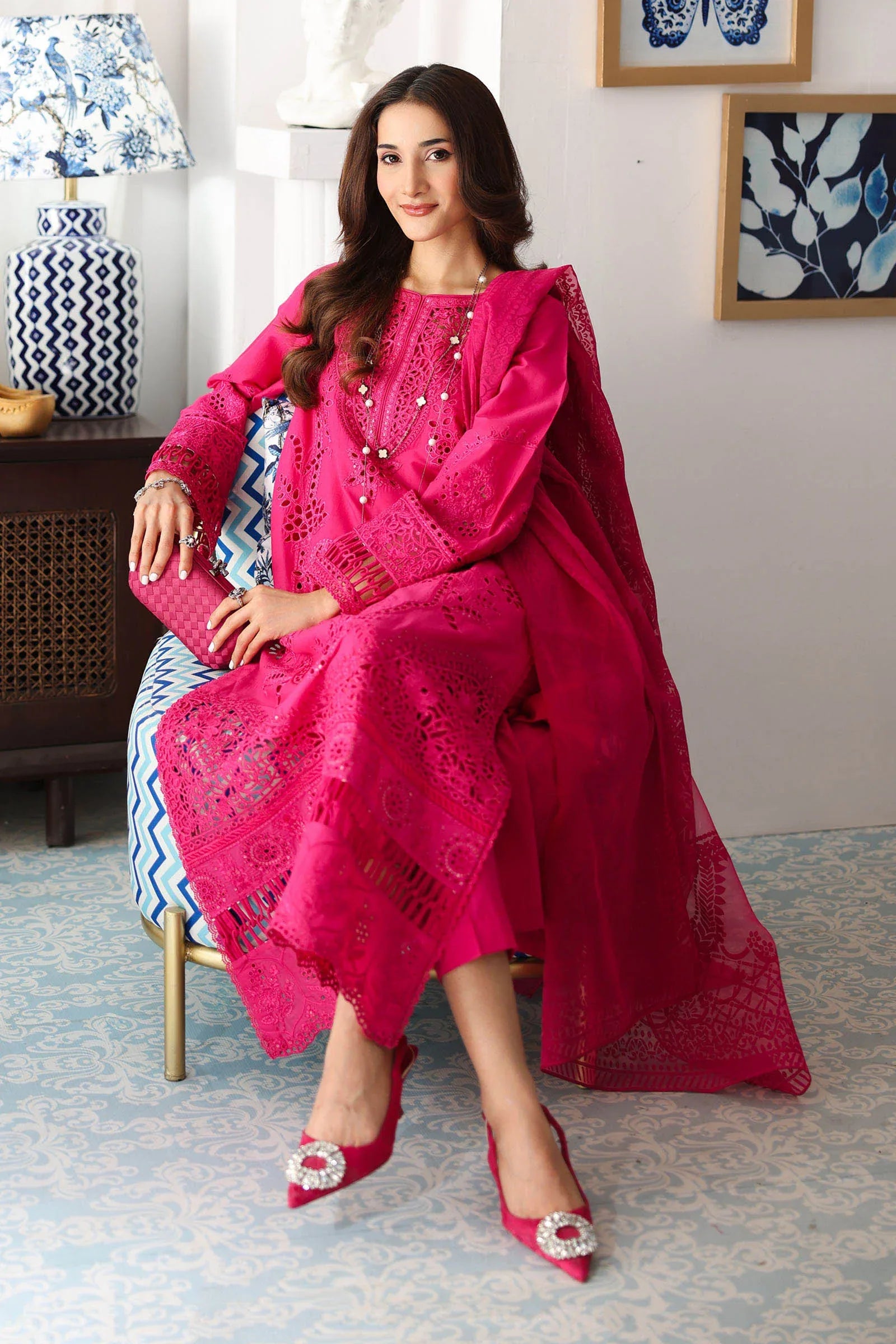 Maria B | Luxury Pret 25 |  DW-EA25-74 - Rang-e-Khaas