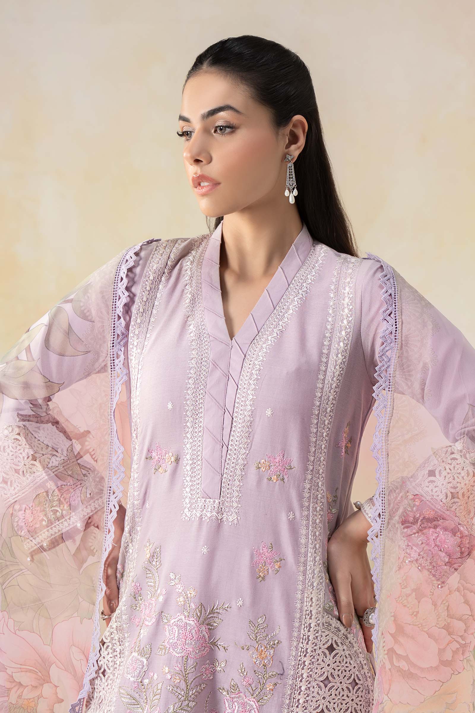 Maria B | Luxury Pret 25 | DW-EF25-151 - Rang-e-Khaas