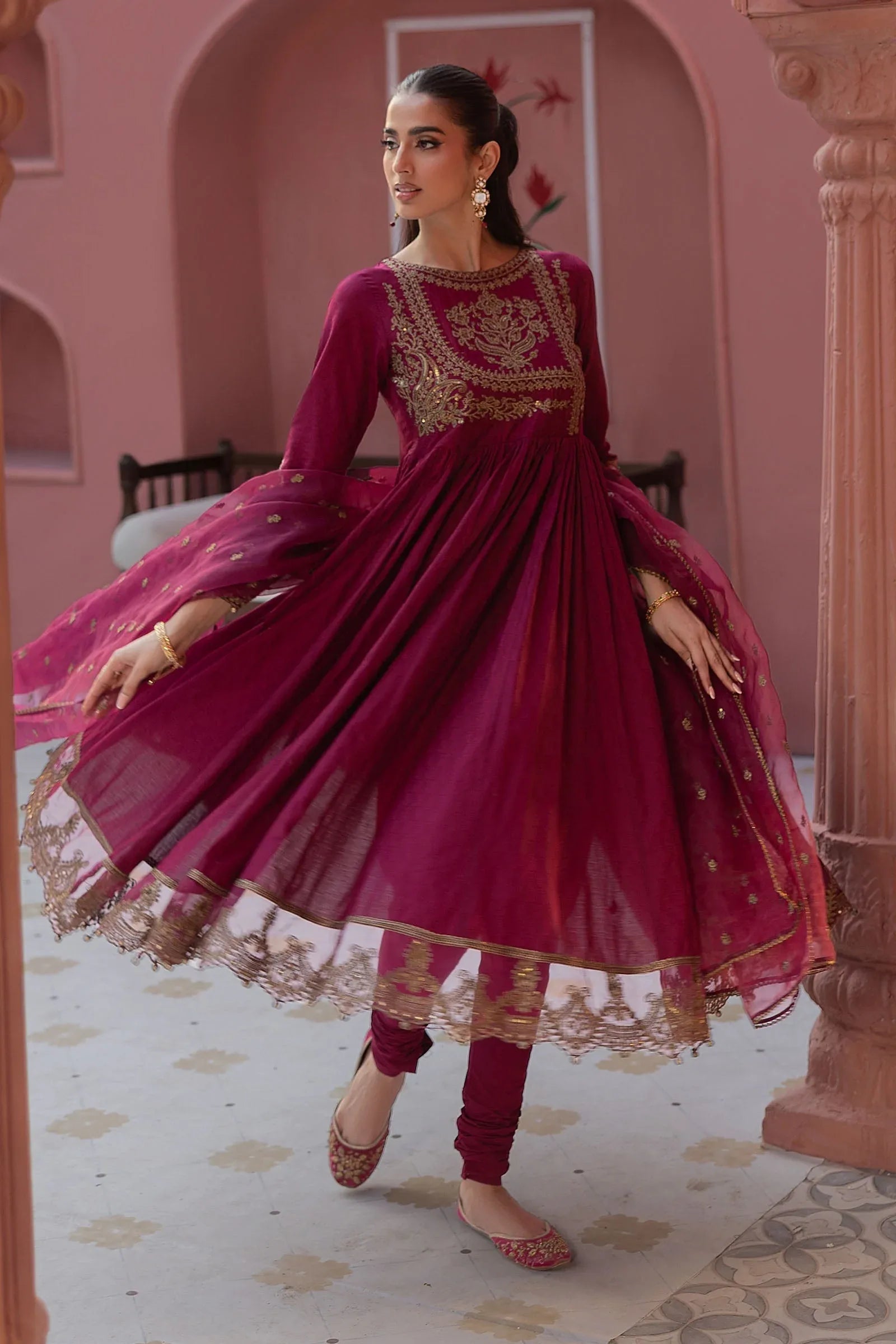 Maria B | Luxury Pret 25 | DW-EF25-43 - Rang-e-Khaas