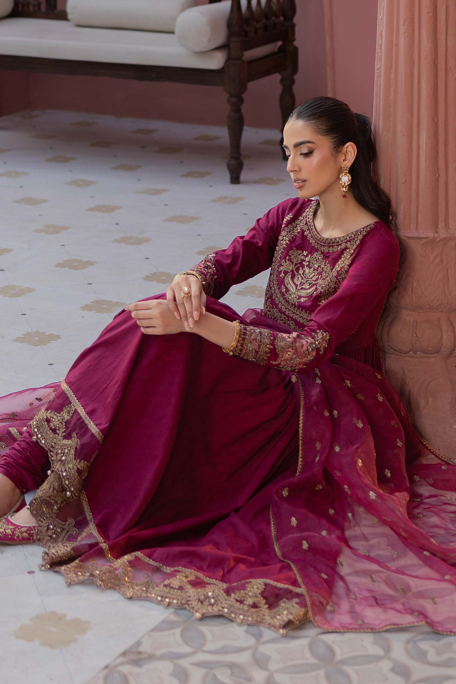 Maria B | Luxury Pret 25 | DW-EF25-43 - Rang-e-Khaas