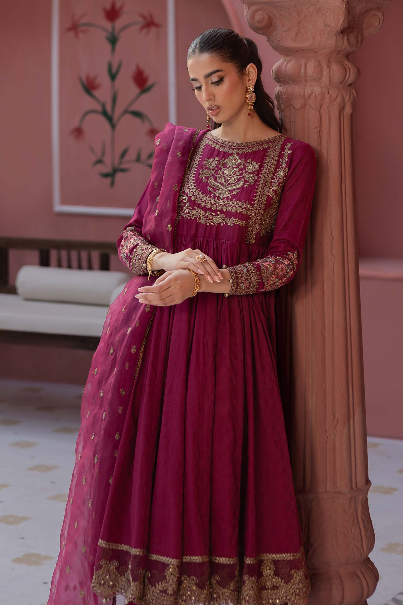 Maria B | Luxury Pret 25 | DW-EF25-43 - Rang-e-Khaas