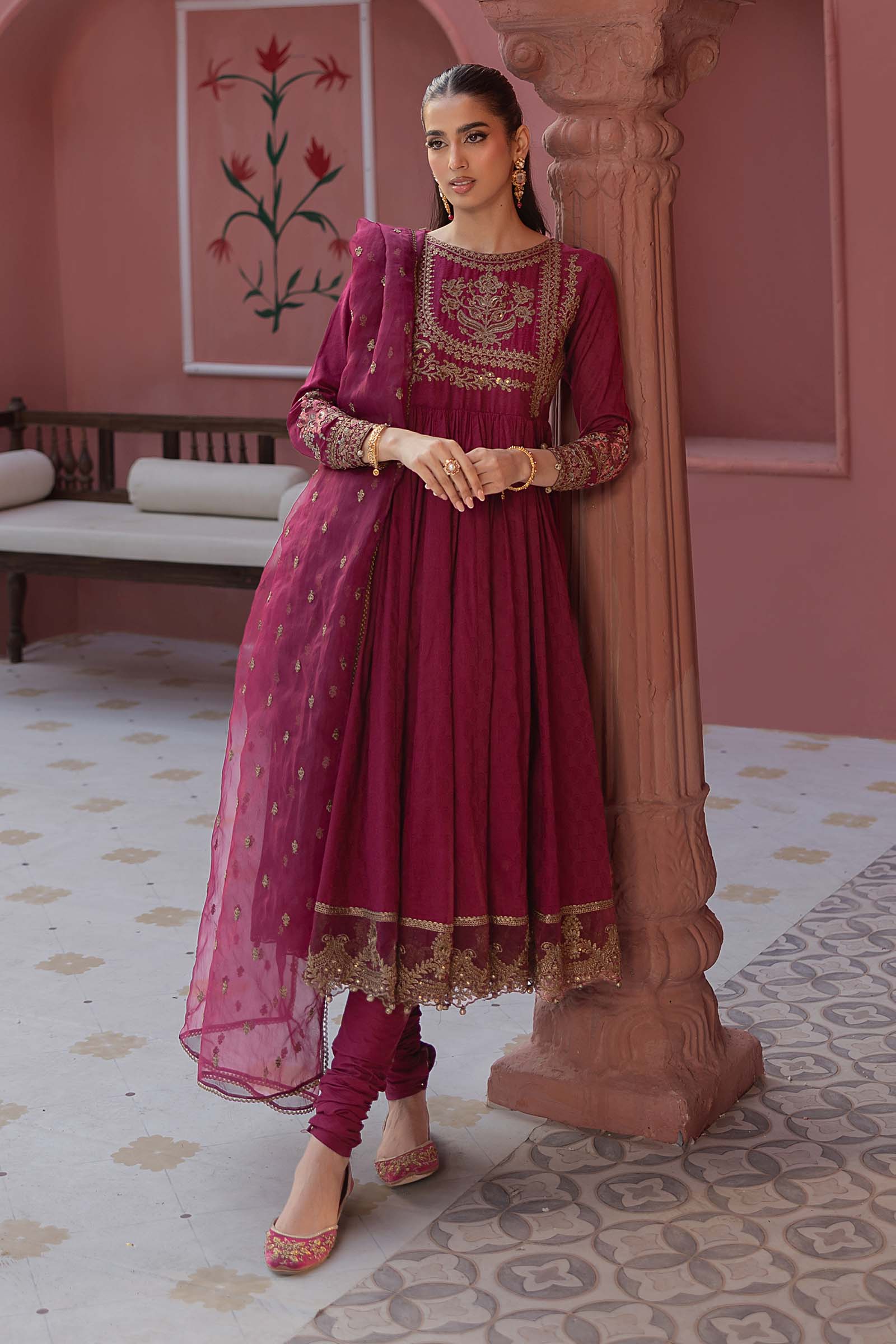 Maria B | Luxury Pret 25 | DW-EF25-43 - Rang-e-Khaas