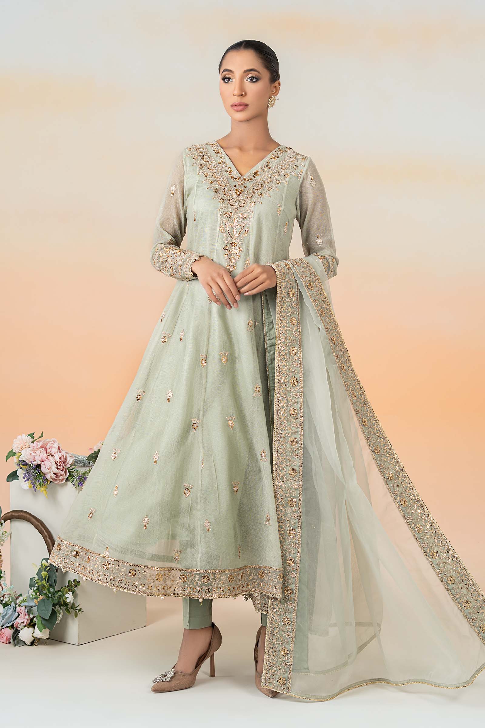 Maria B | Luxury Pret 25 | DW-EF25-88 - Rang-e-Khaas
