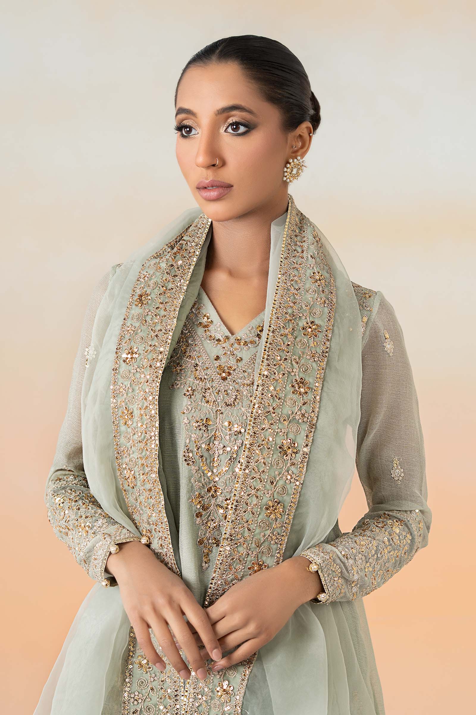 Maria B | Luxury Pret 25 | DW-EF25-88 - Rang-e-Khaas