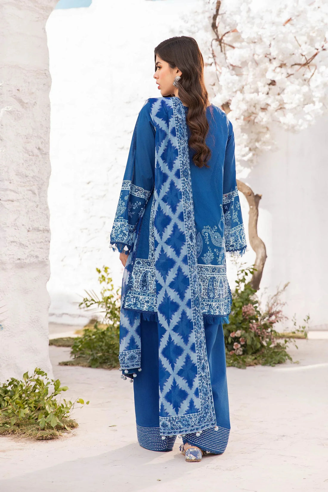 Maria B | M Basic Summer Lawn 25 | MB-CUS25-703B - Rang-e-Khaas