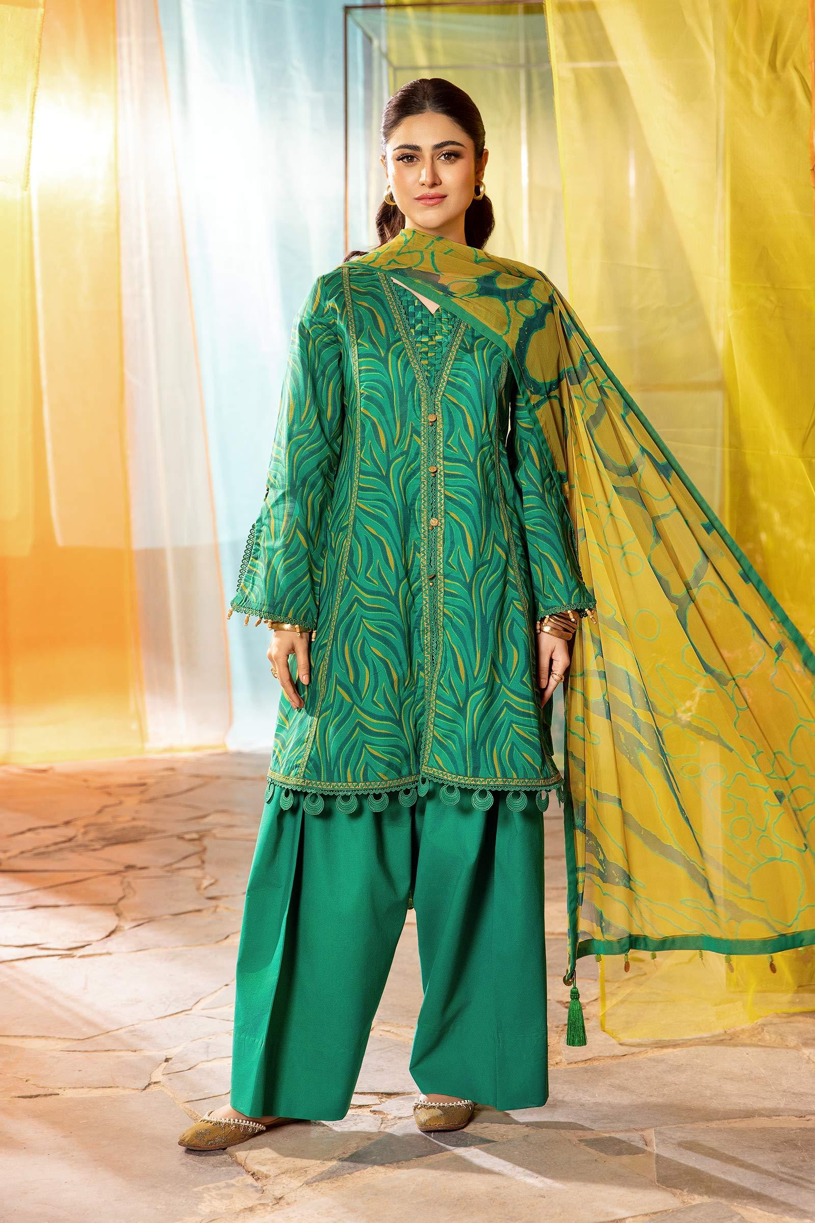 Maria B | M Basic Summer Lawn 25 | MB-CUS25-704A - Rang-e-Khaas