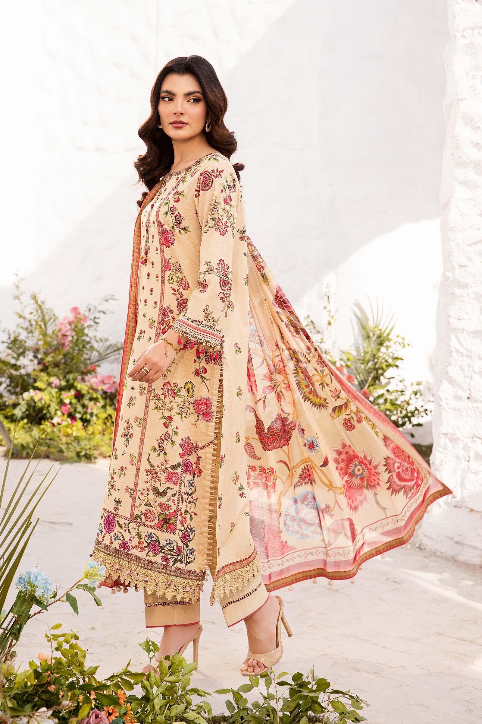 Maria B | M Basic Summer Lawn 25 | MB-CUS25-705A - Rang-e-Khaas