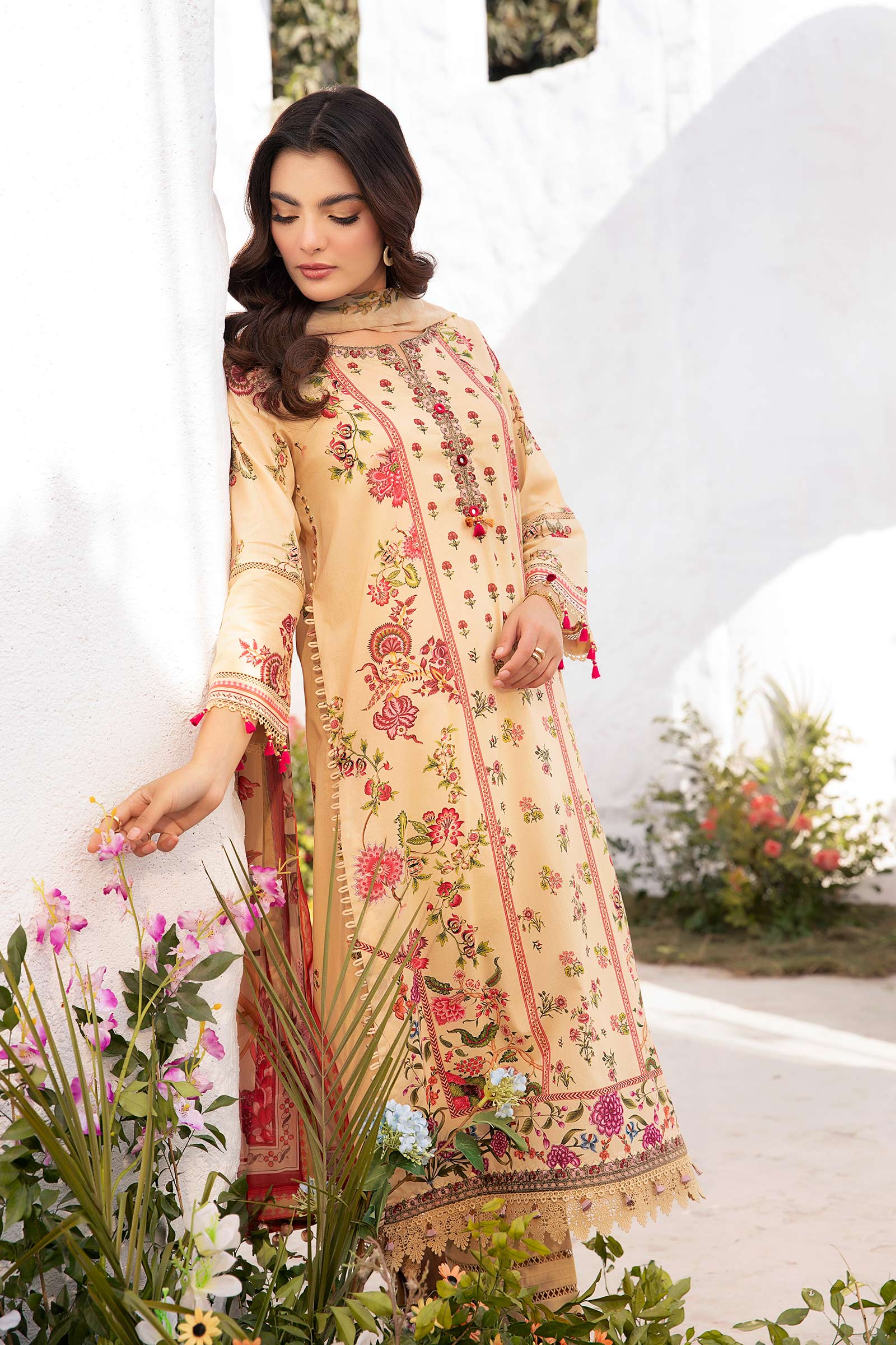 Maria B | M Basic Summer Lawn 25 | MB-CUS25-705A - Rang-e-Khaas