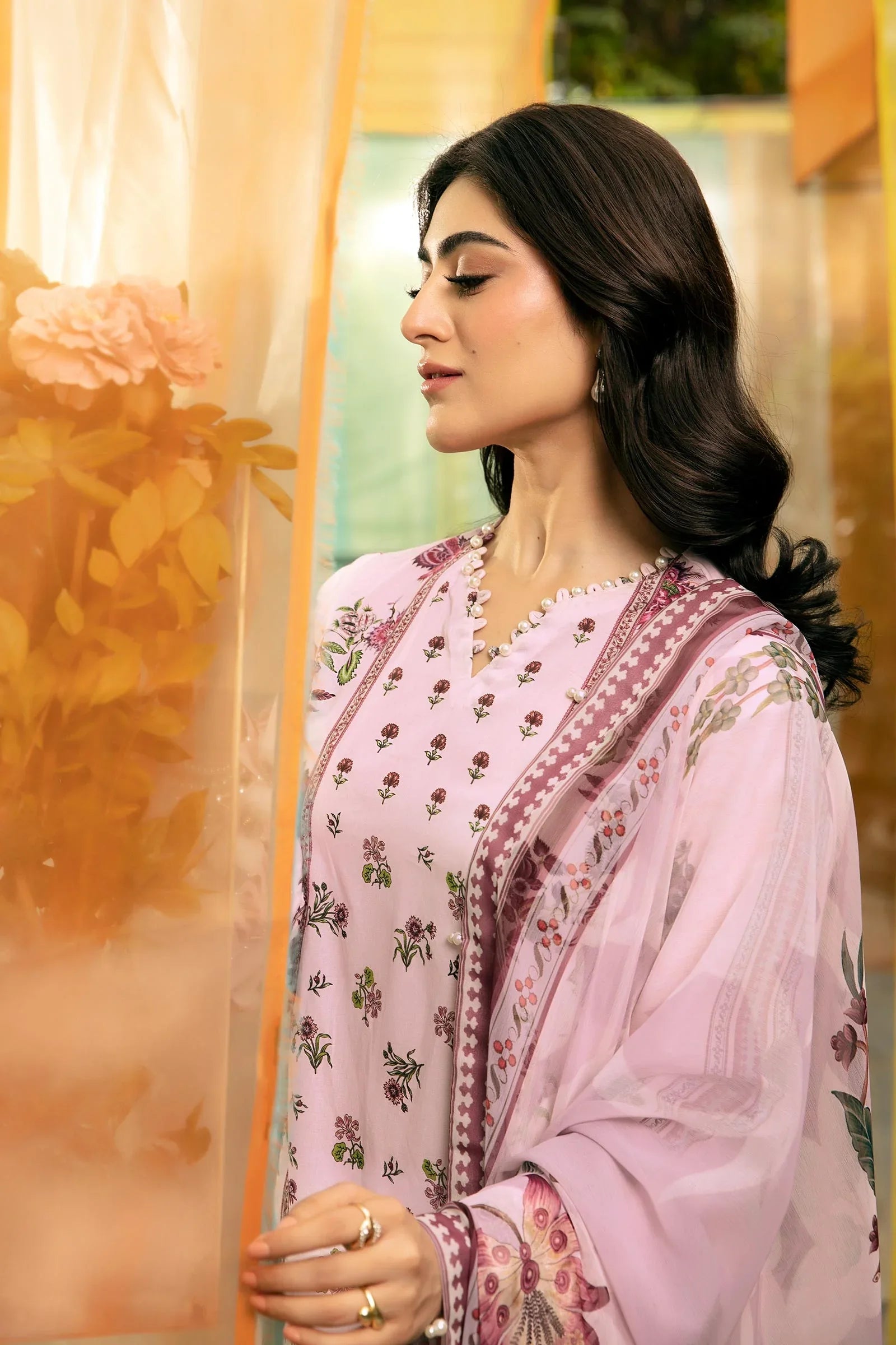 Maria B | M Basic Summer Lawn 25 | MB-CUS25-705B - Rang-e-Khaas