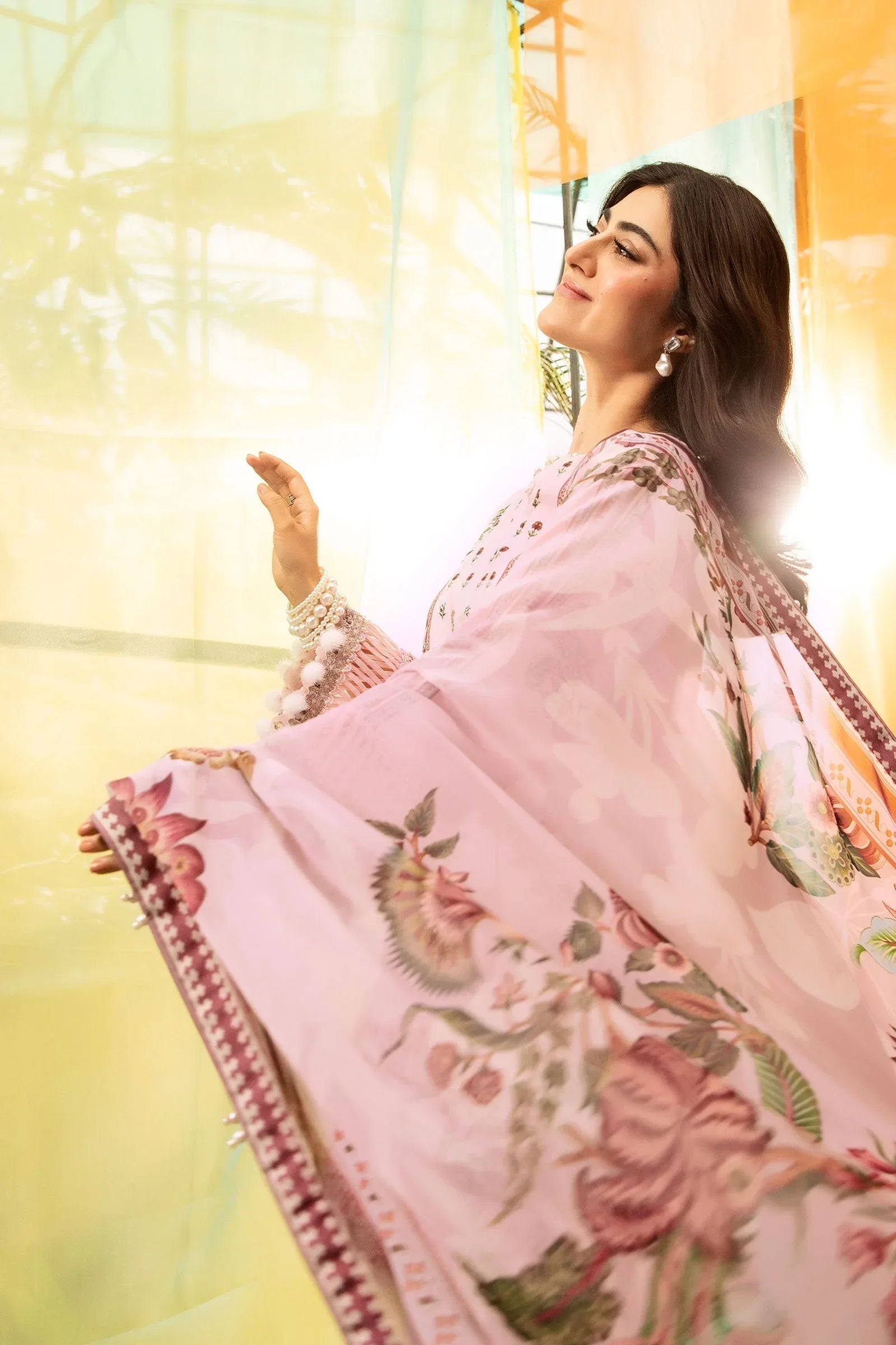 Maria B | M Basic Summer Lawn 25 | MB-CUS25-705B - Rang-e-Khaas