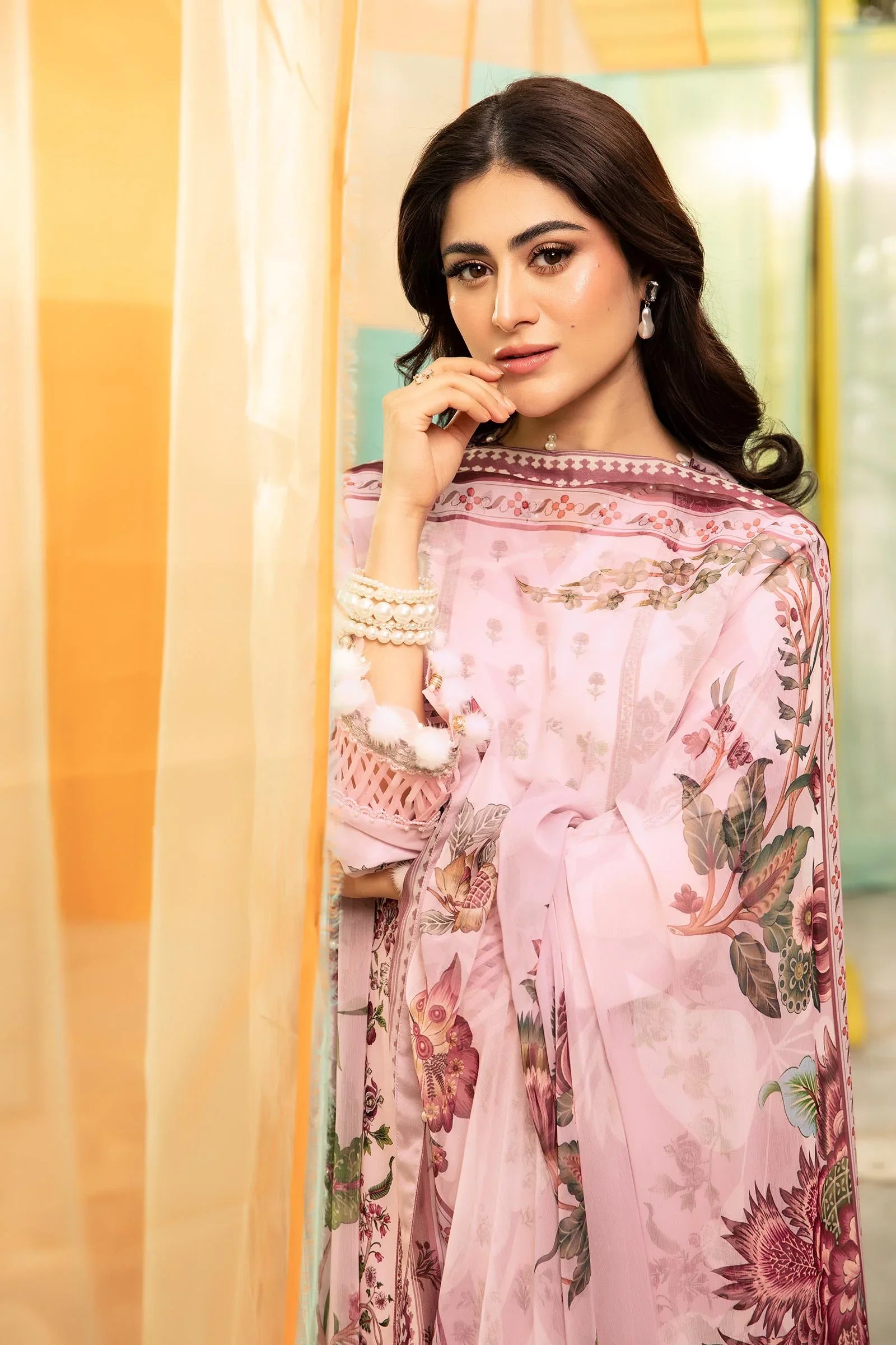 Maria B | M Basic Summer Lawn 25 | MB-CUS25-705B - Rang-e-Khaas
