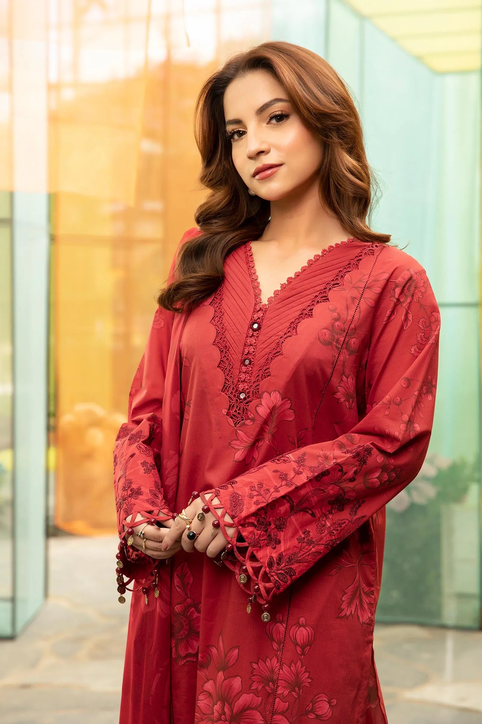 Maria B | M Basic Summer Lawn 25 | MB-CUS25-706A - Rang-e-Khaas